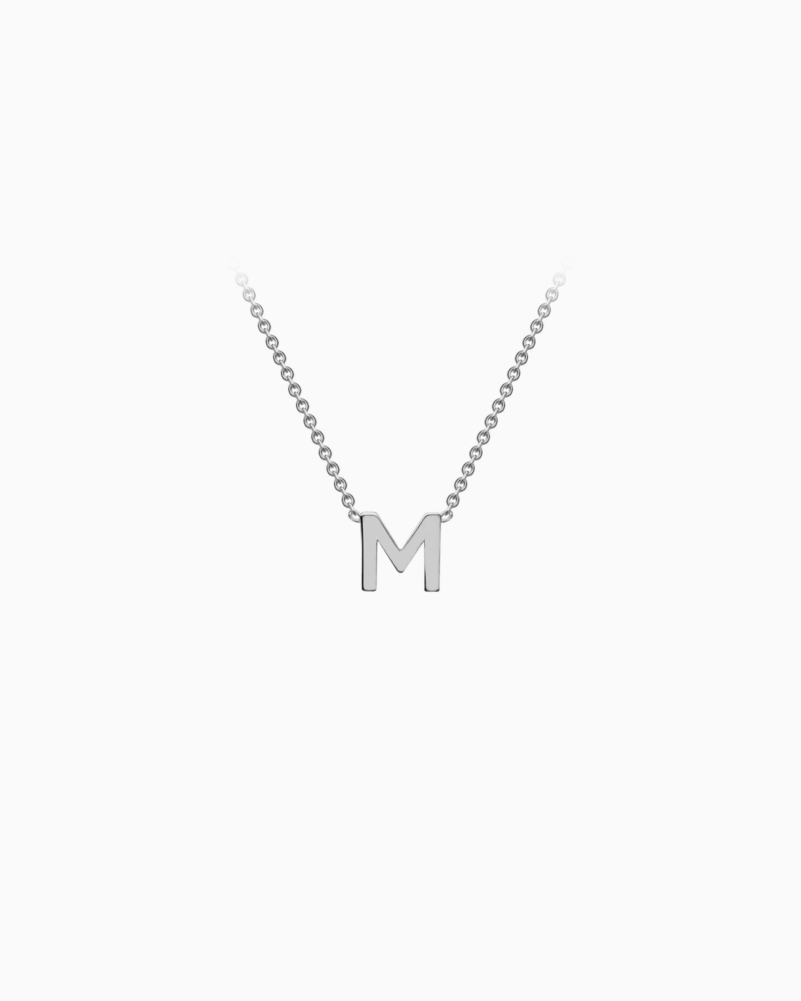 Initials 9K Silver Necklace | Zoe Olivia Jewellery Australia
