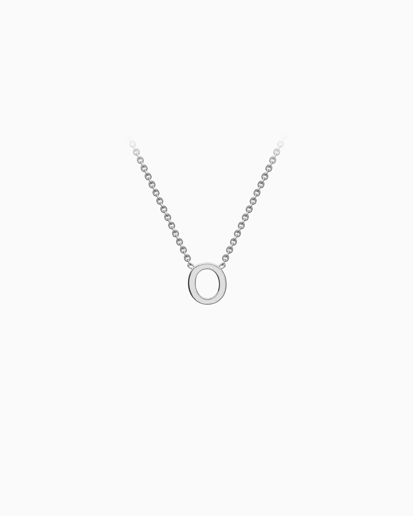Initials 9K Silver Necklace | Zoe Olivia Jewellery Australia