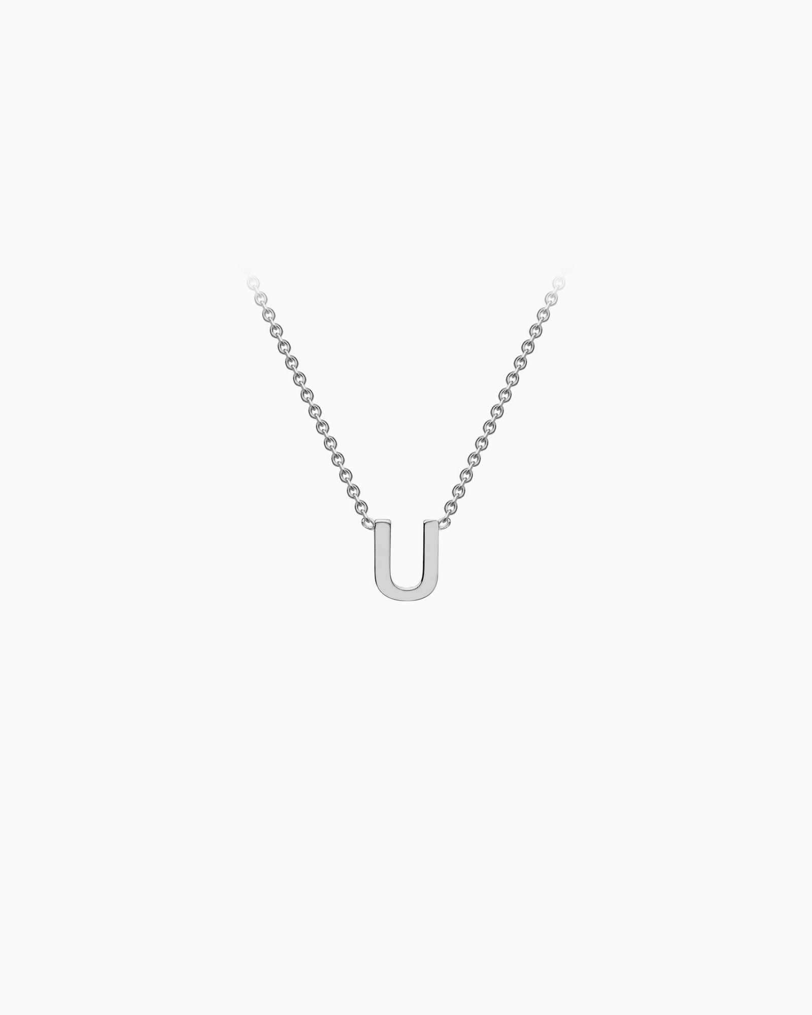 Initials 9K Silver Necklace | Zoe Olivia Jewellery Australia