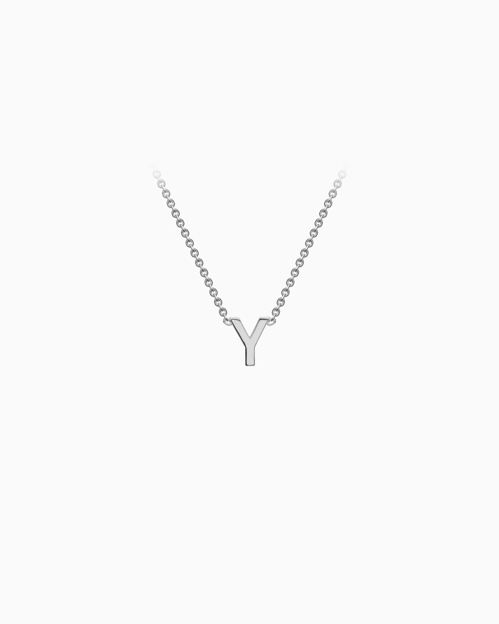 Initials 9K Silver Necklace | Zoe Olivia Jewellery Australia