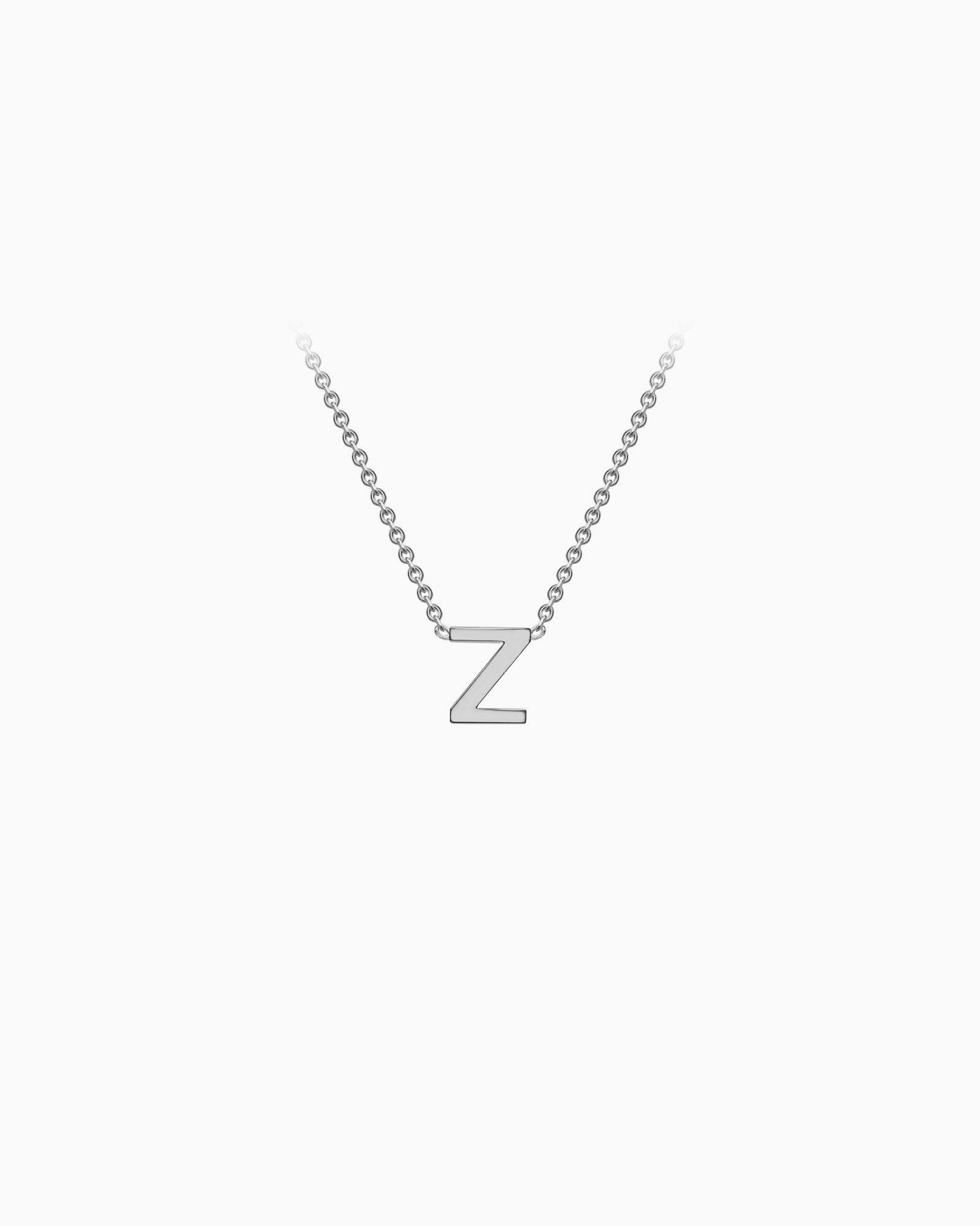 Initials 9K Silver Necklace | Zoe Olivia Jewellery Australia