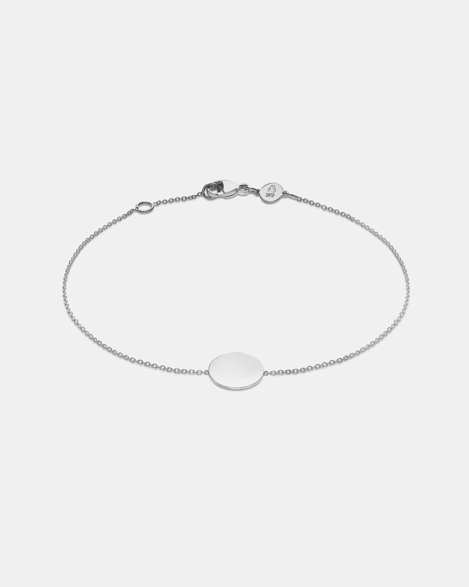 Essentials 9K Gold Round Disk Bracelet | Zoe Olivia Jewellery Australia