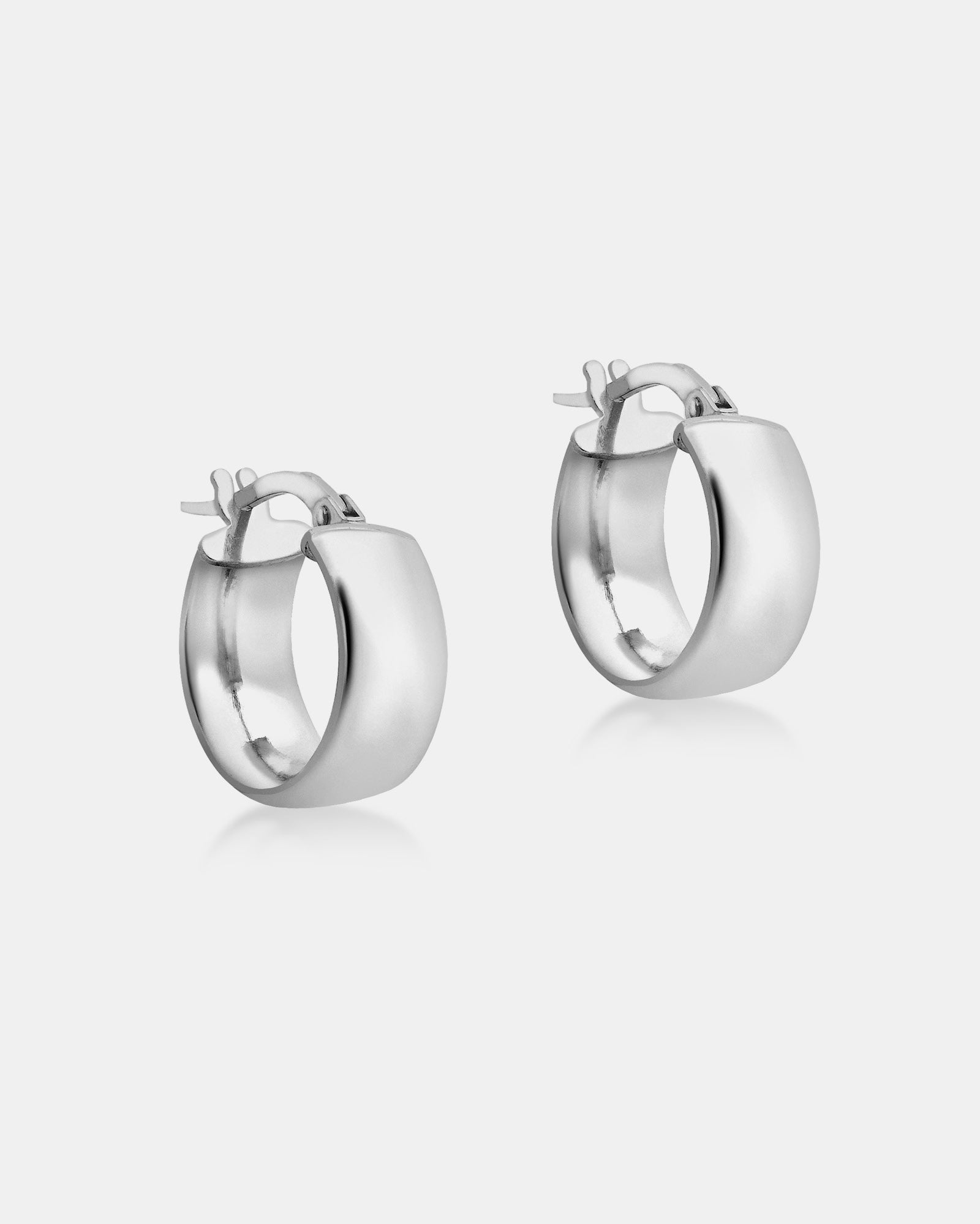 Essentials 9K Gold Chubby Hoops | Zoe Olivia Jewellery Australia