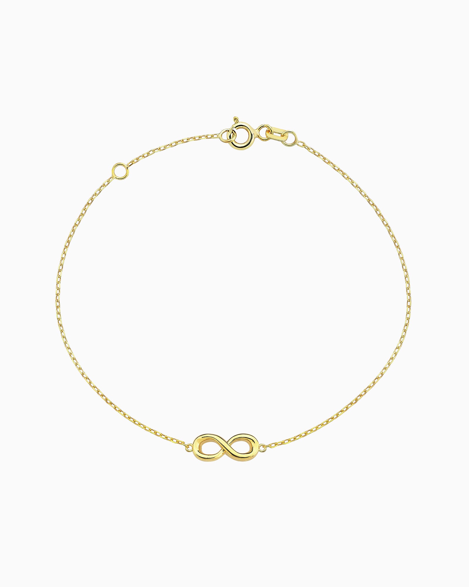 Linea 9K Gold Infinity Bracelet