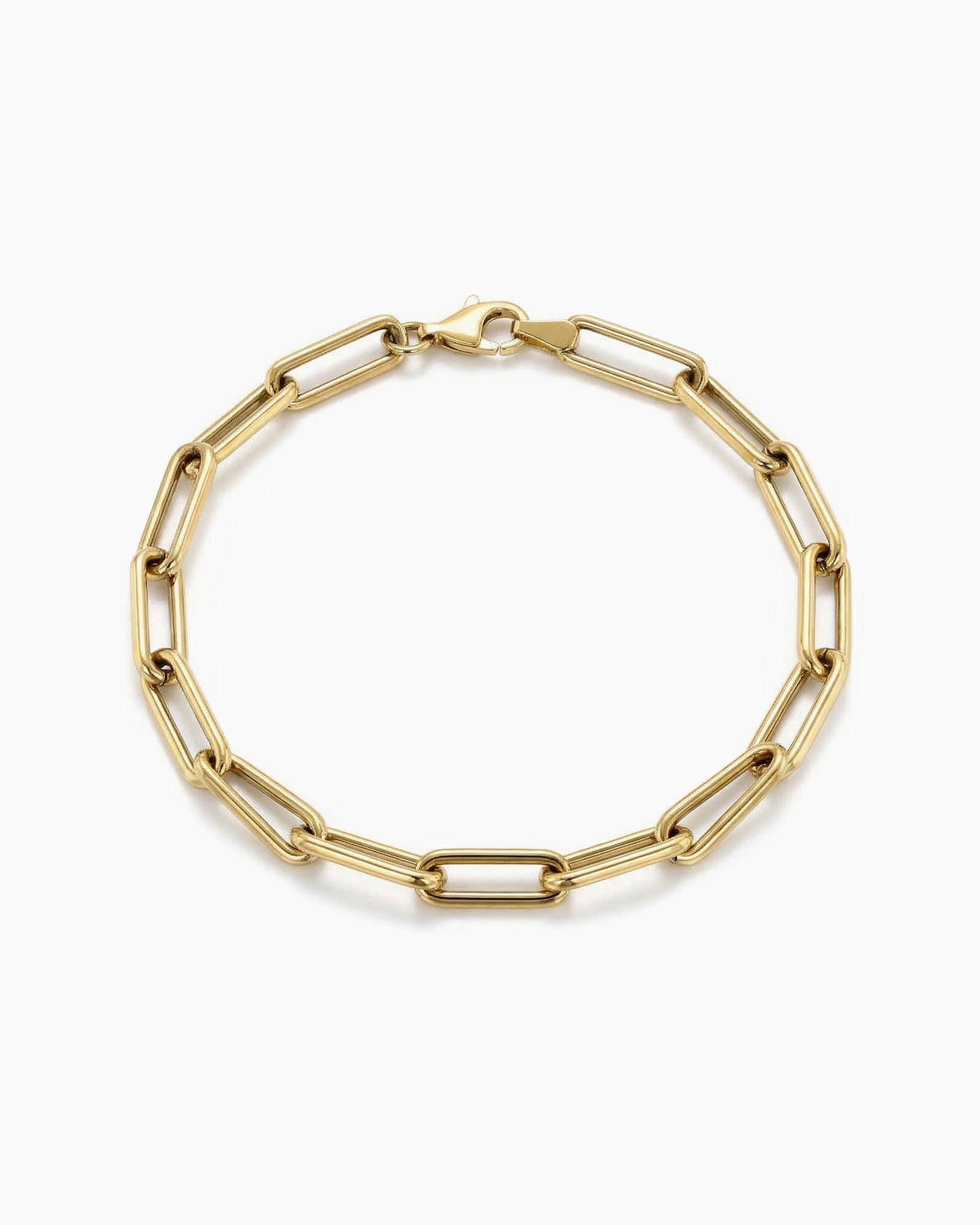 Glow 9K Gold Paperchain Bracelet