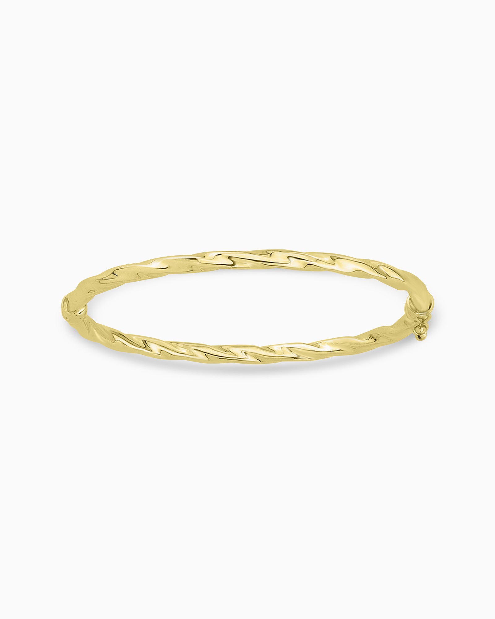 Essentials 9K Gold Twisted Bangle