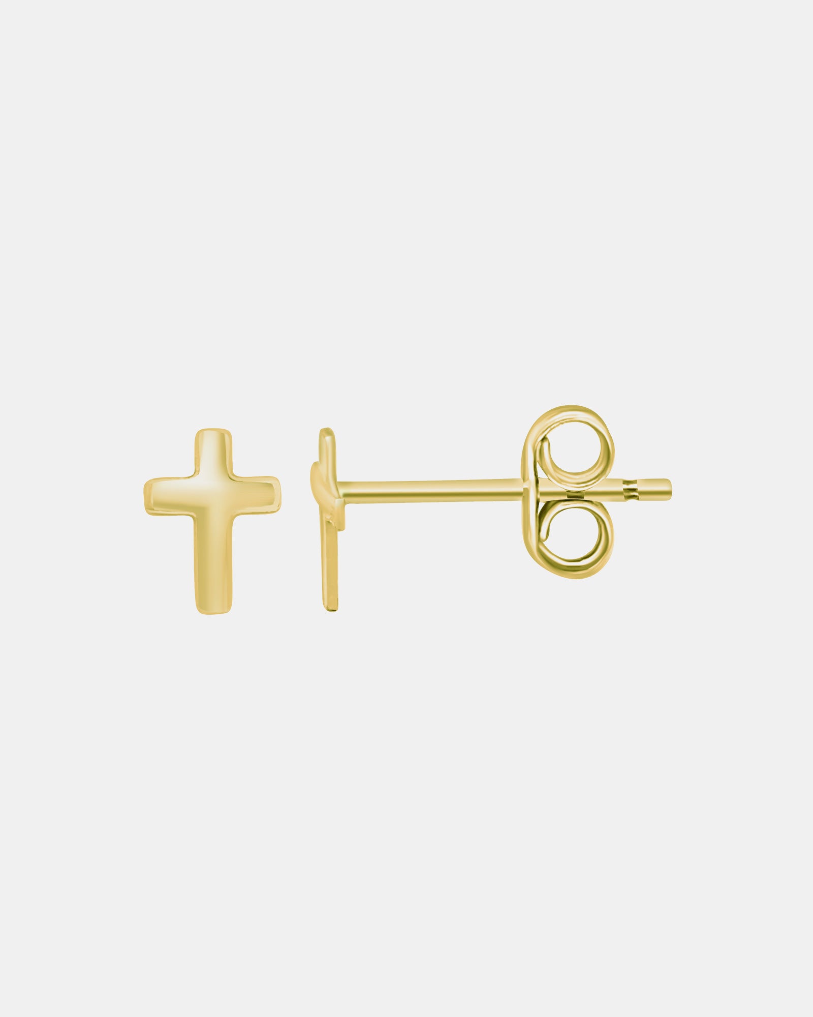 Essentials 9K Gold Cross Studs | Zoe Olivia Jewellery Australia