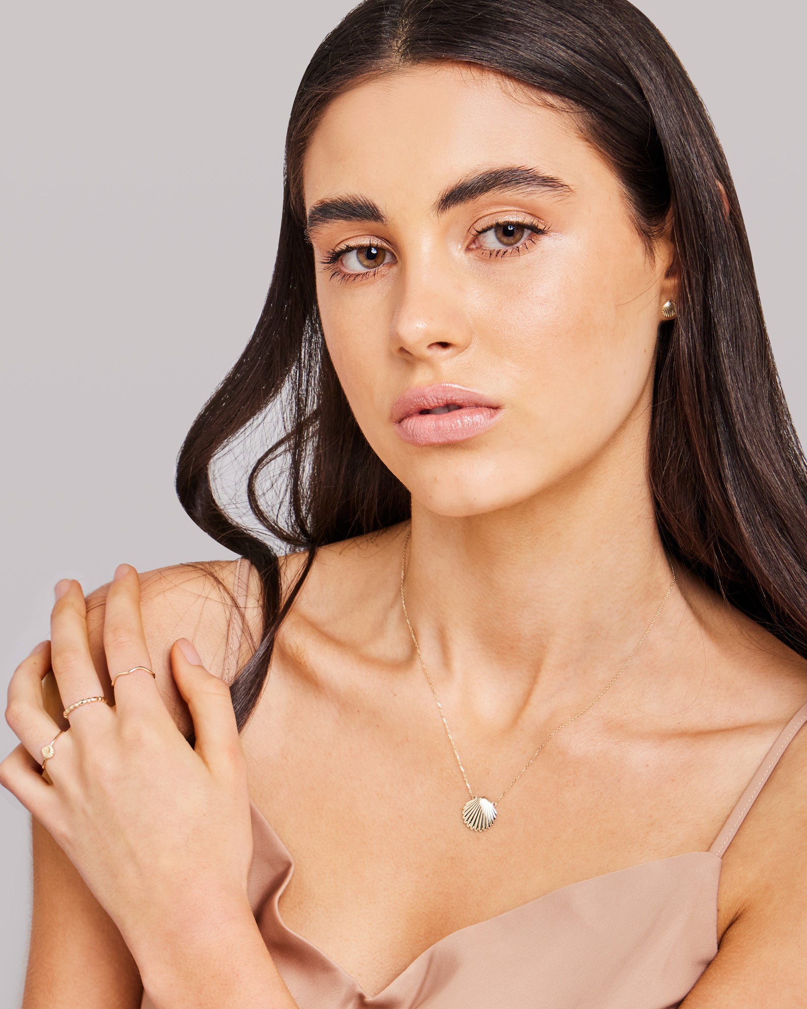 Oceane 9K Gold Wavey Ring