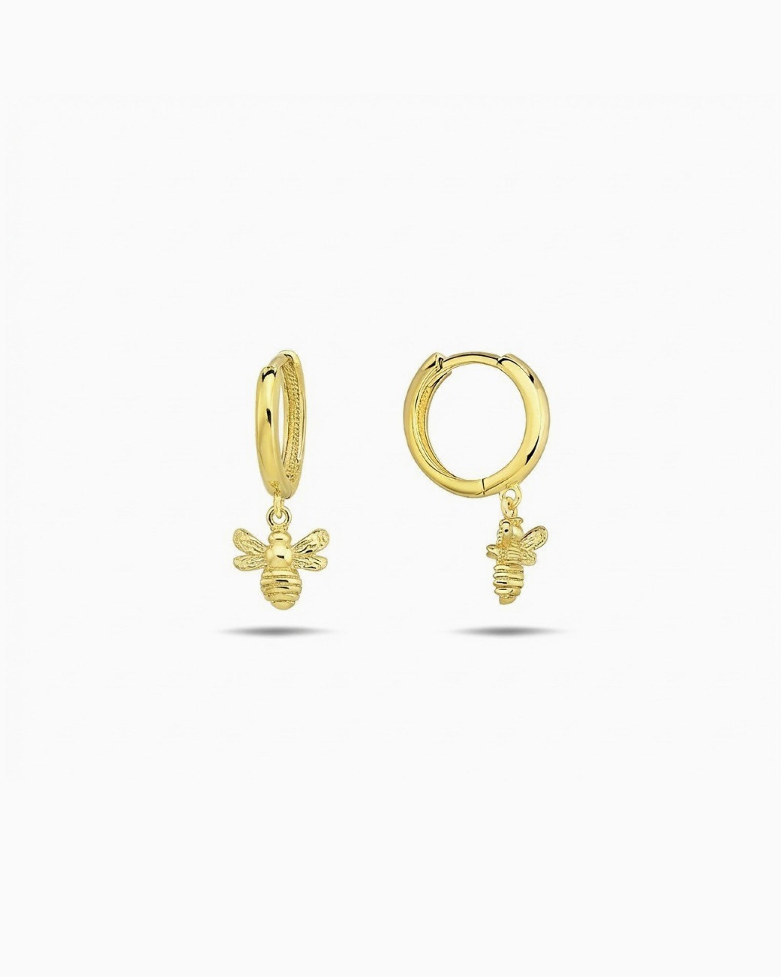Alina 9K Gold Bumble Bee Huggies
