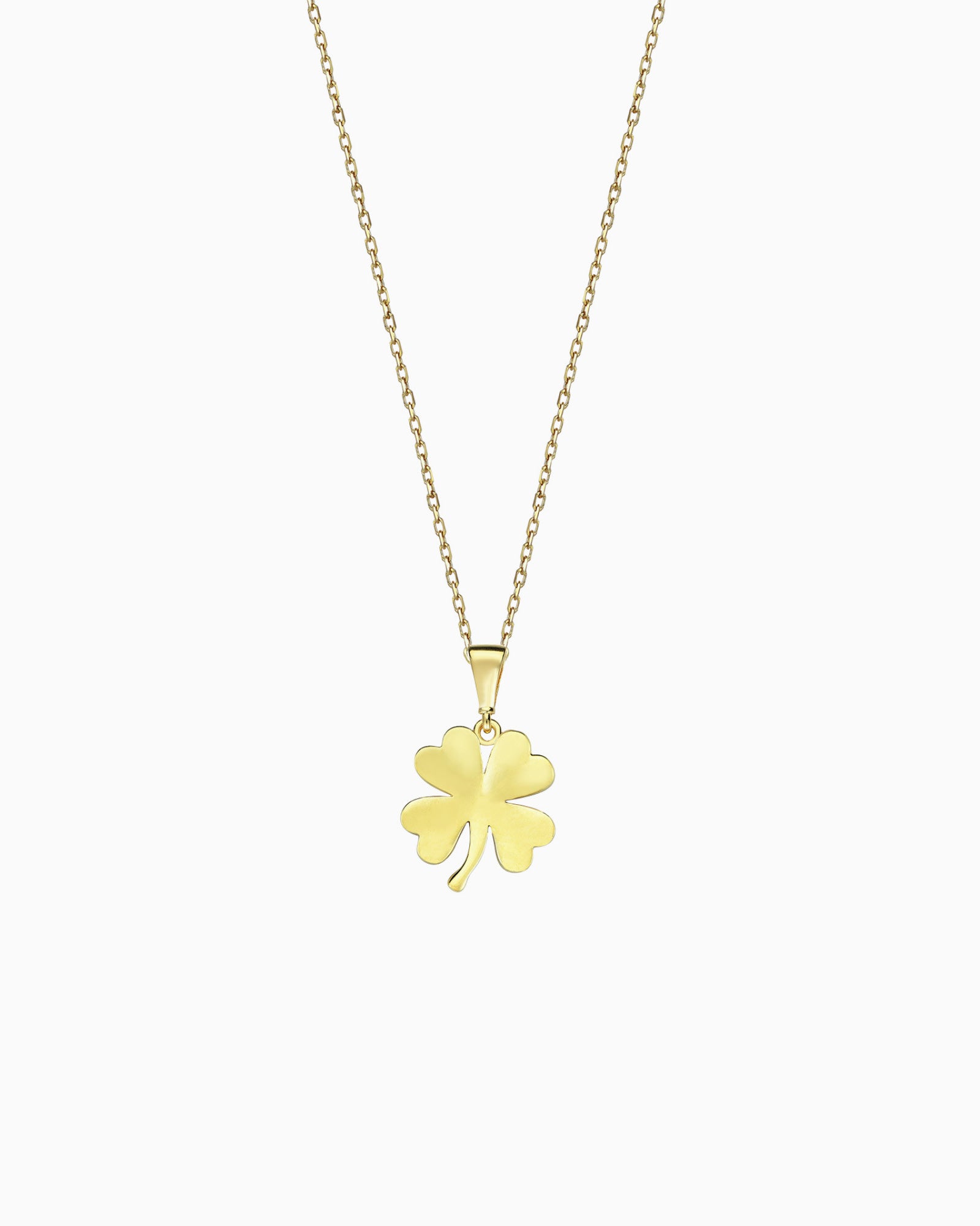Alina 9K Gold Lucky Clover Necklace