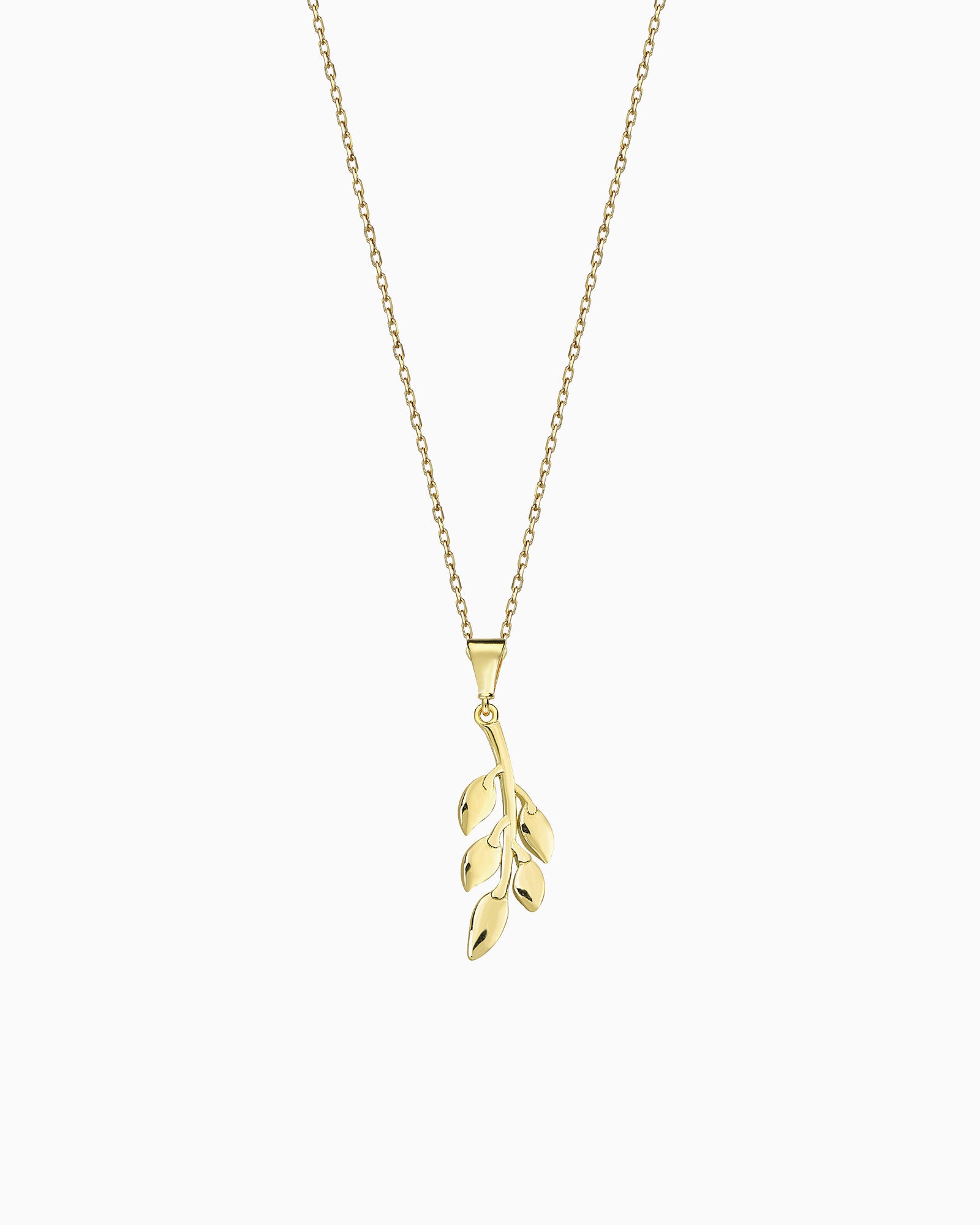Alina 9K Gold Nature Necklace