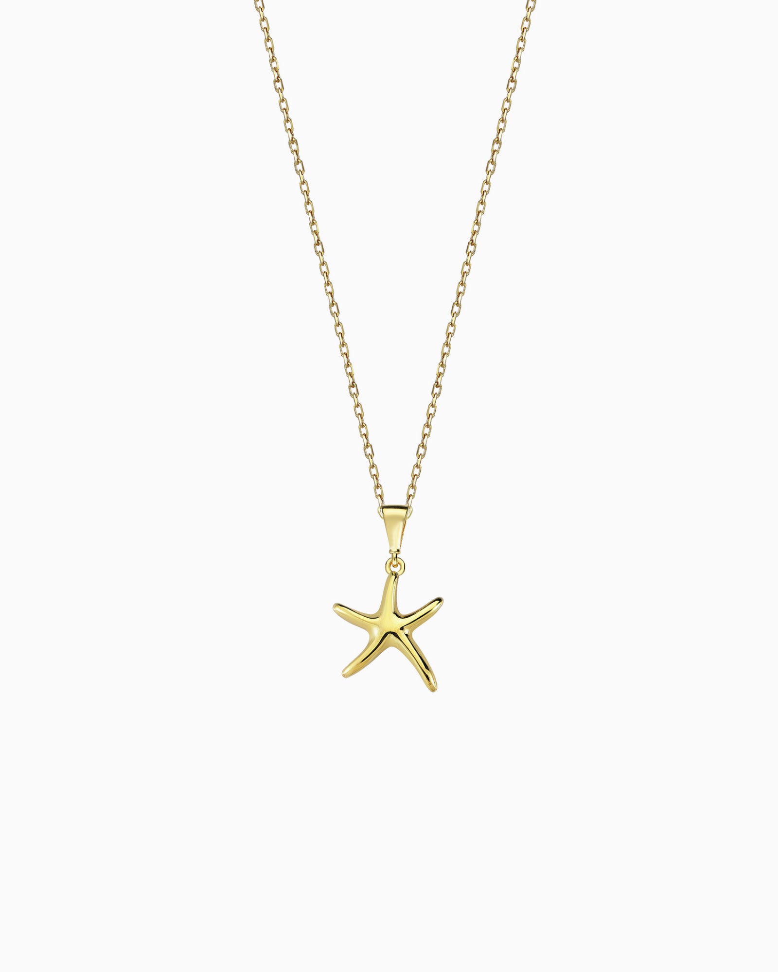 Oceane 9K Gold Starfish Necklace