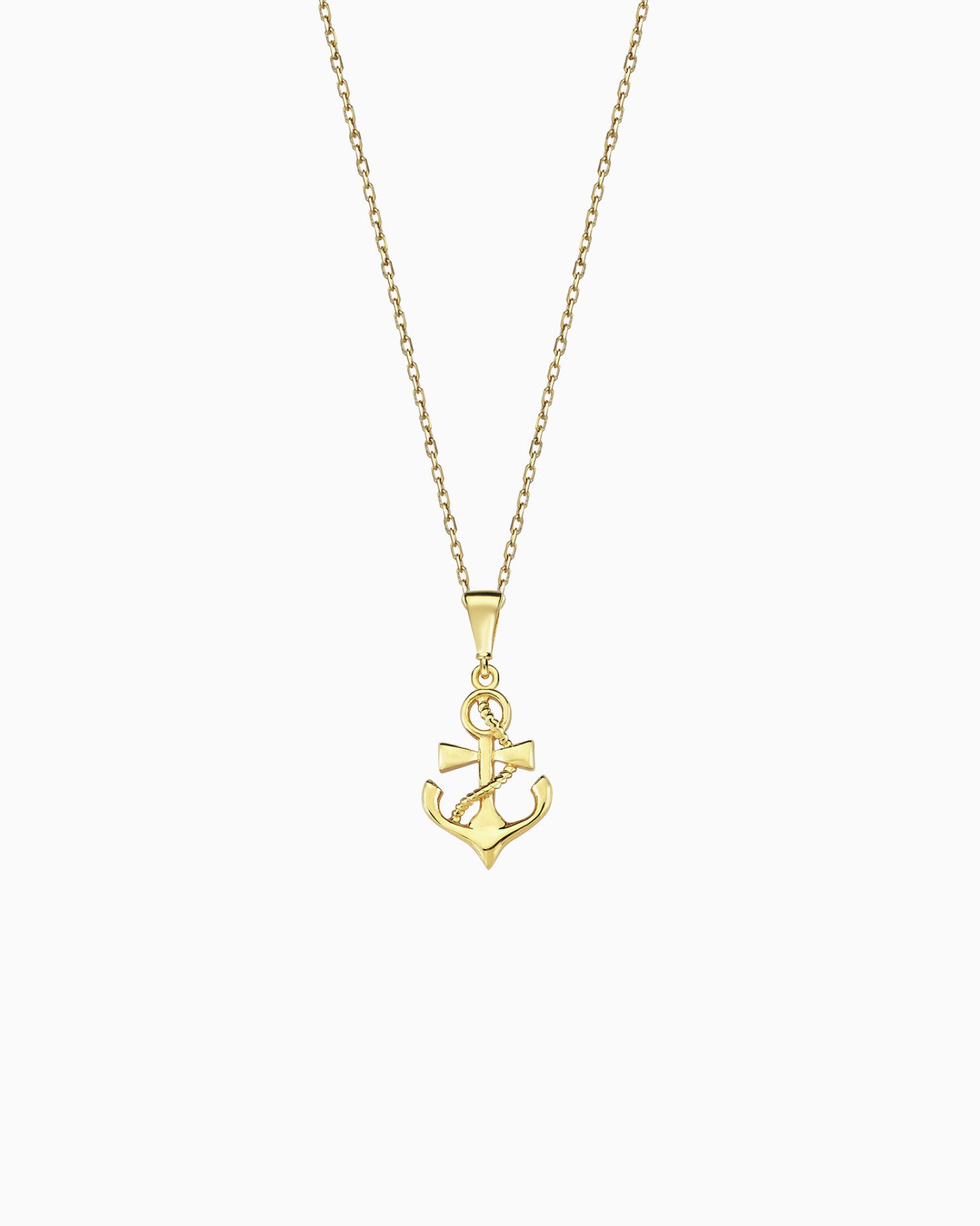 Oceane 9K Gold Faith Love Hope Necklace