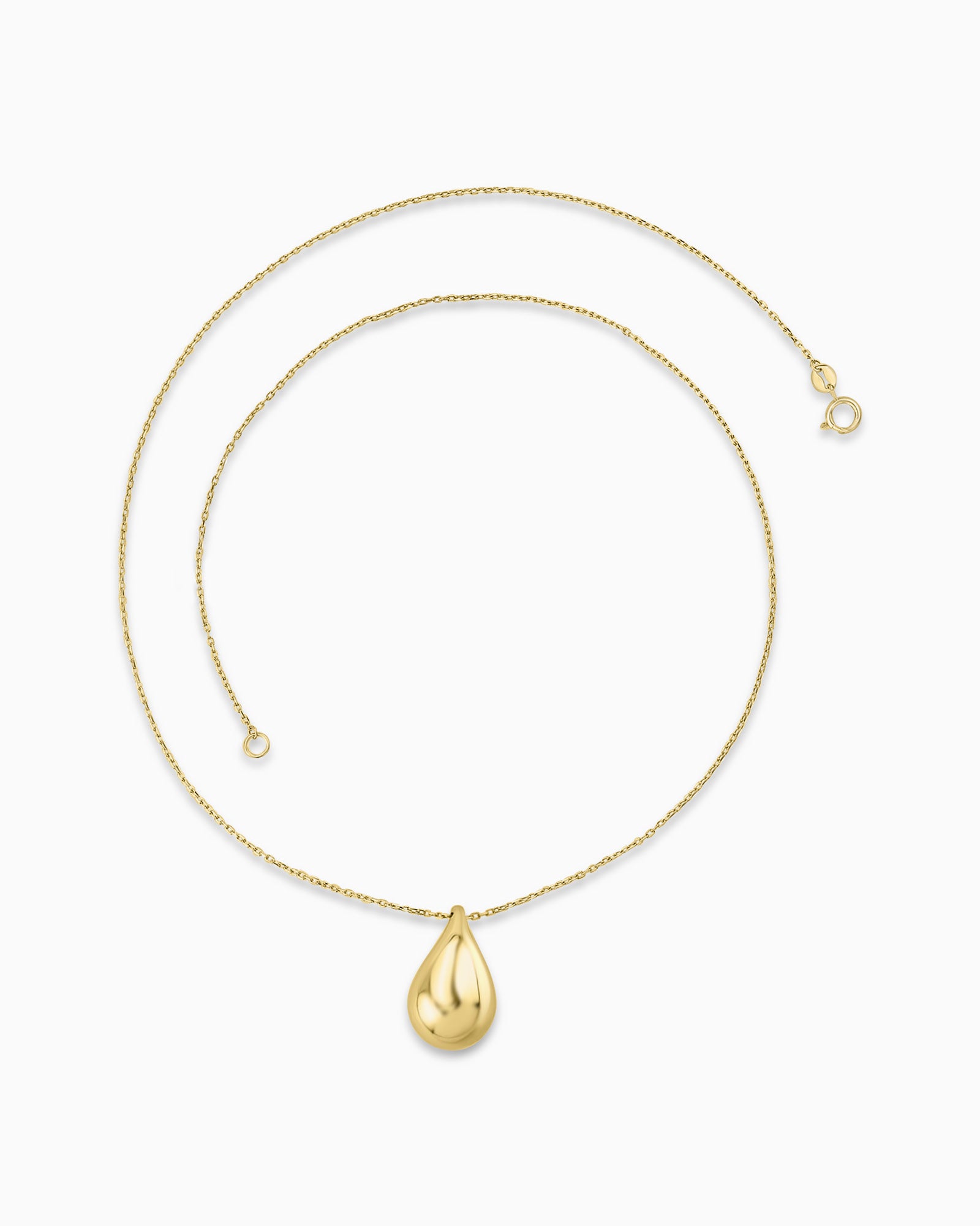 Alina 9K Gold Tear Drop Necklace