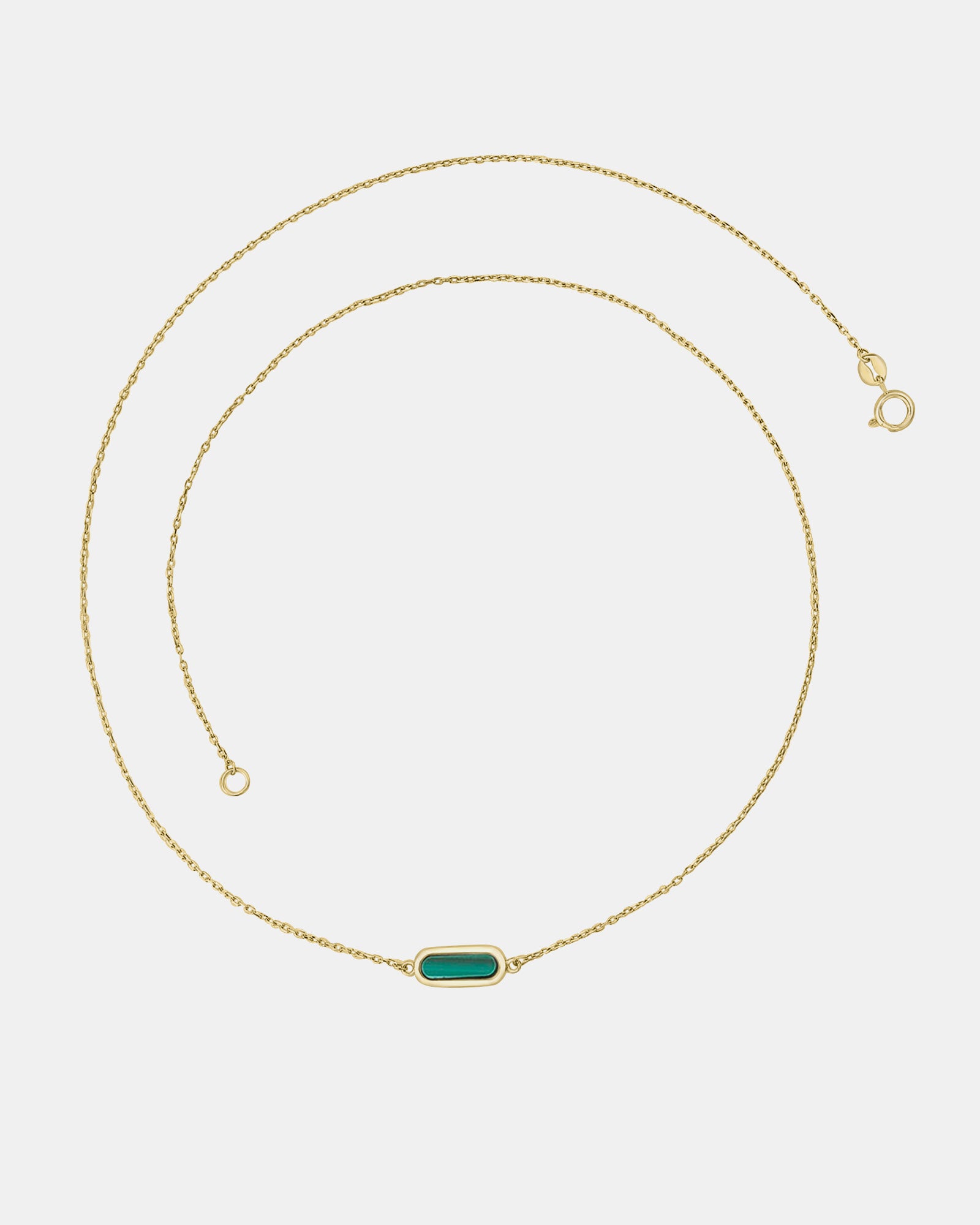 Essentials 9K Gold Stone Necklace | Zoe Olivia Jewellery Australia