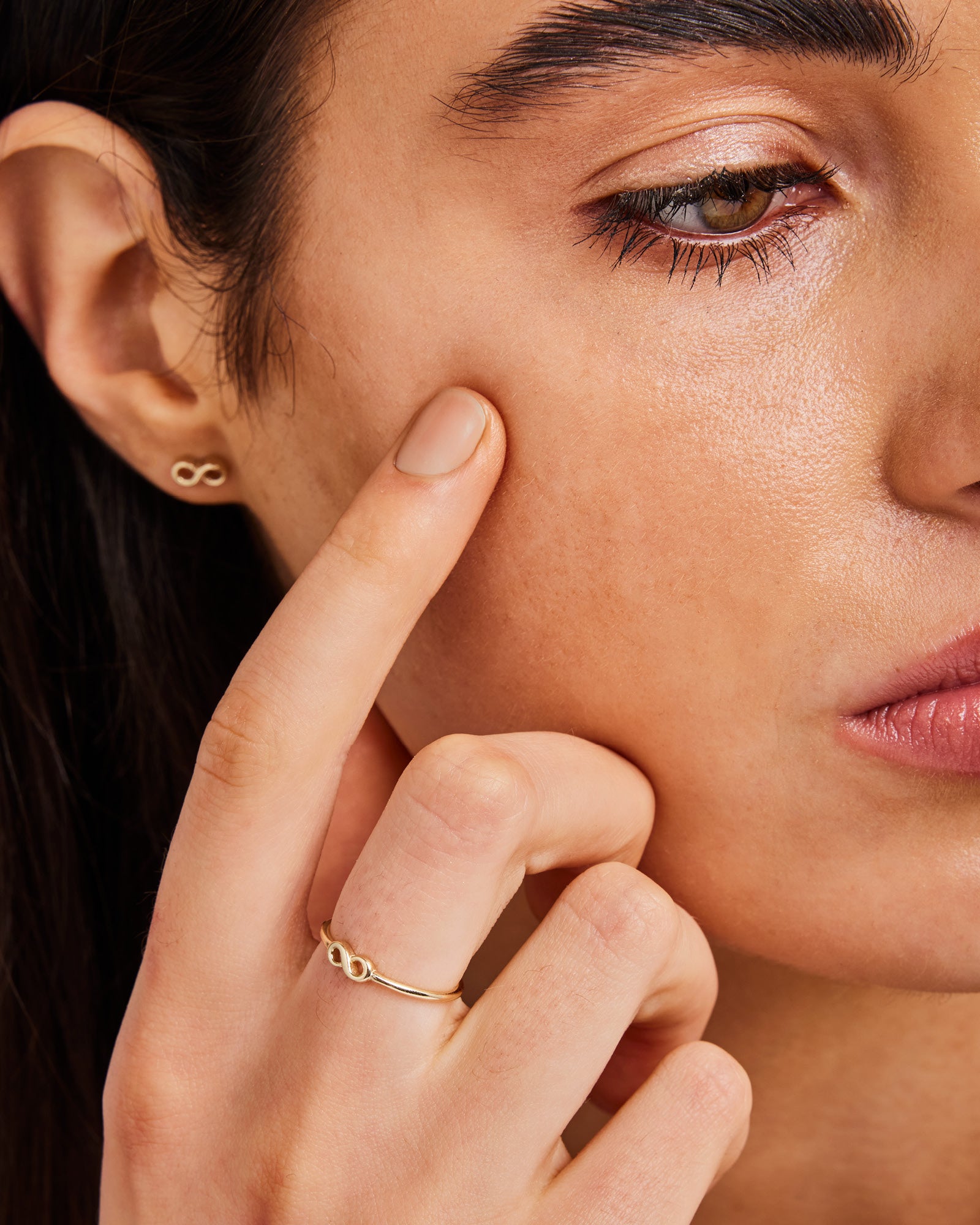 Linea 9K Gold Infinity Ring