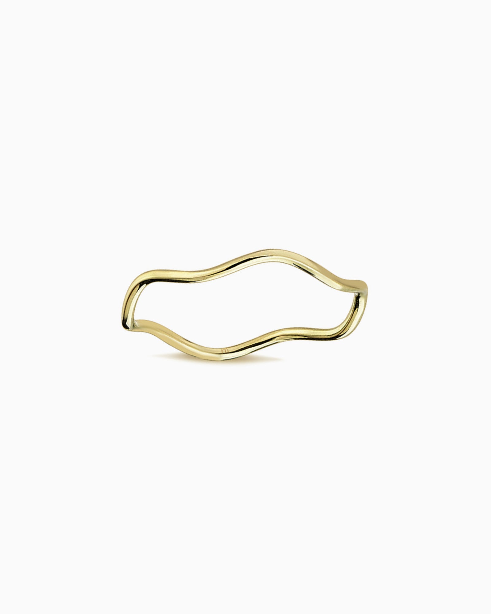 Oceane 9K Gold Wavey Ring