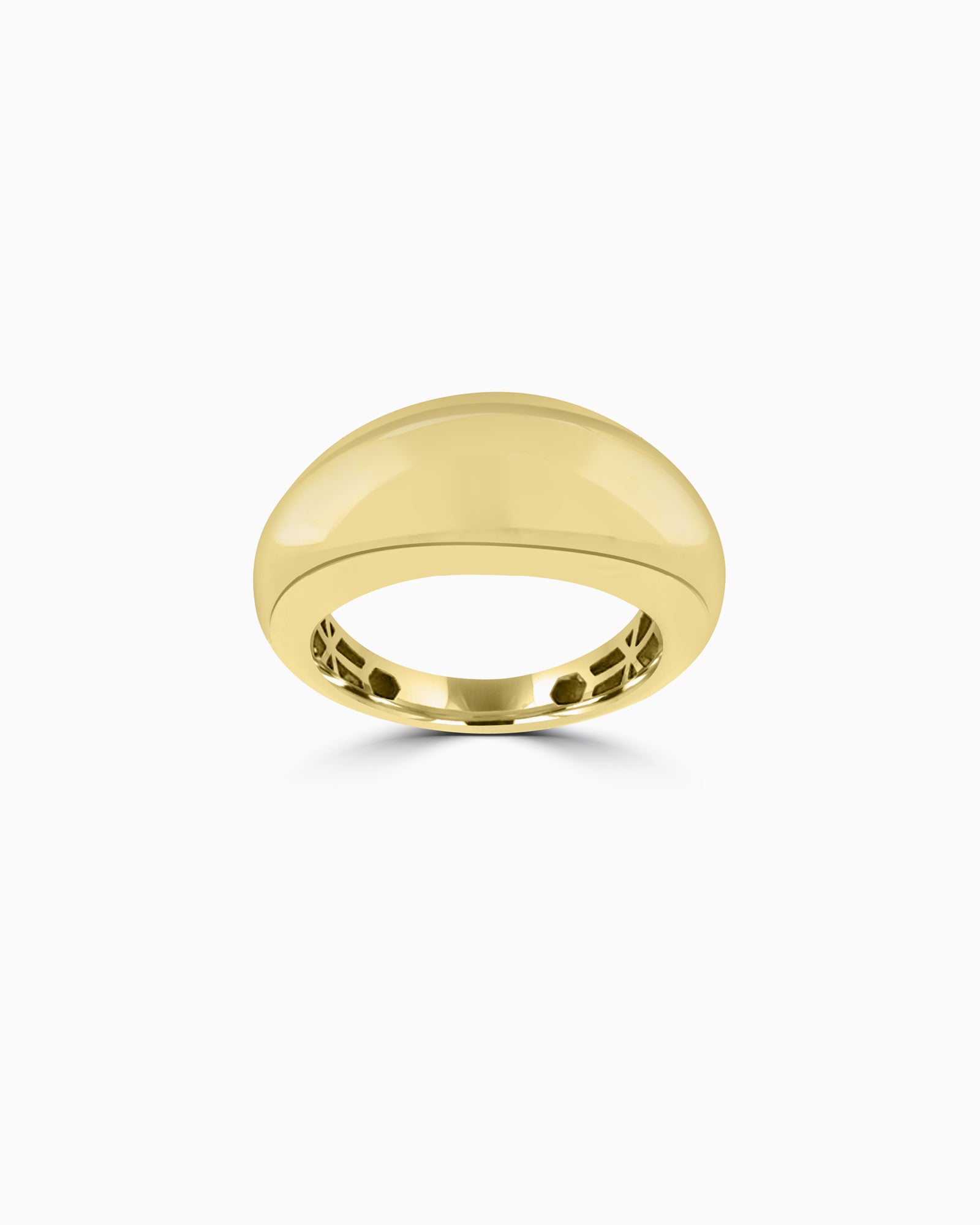 Essentials 9K Gold Dome Ring