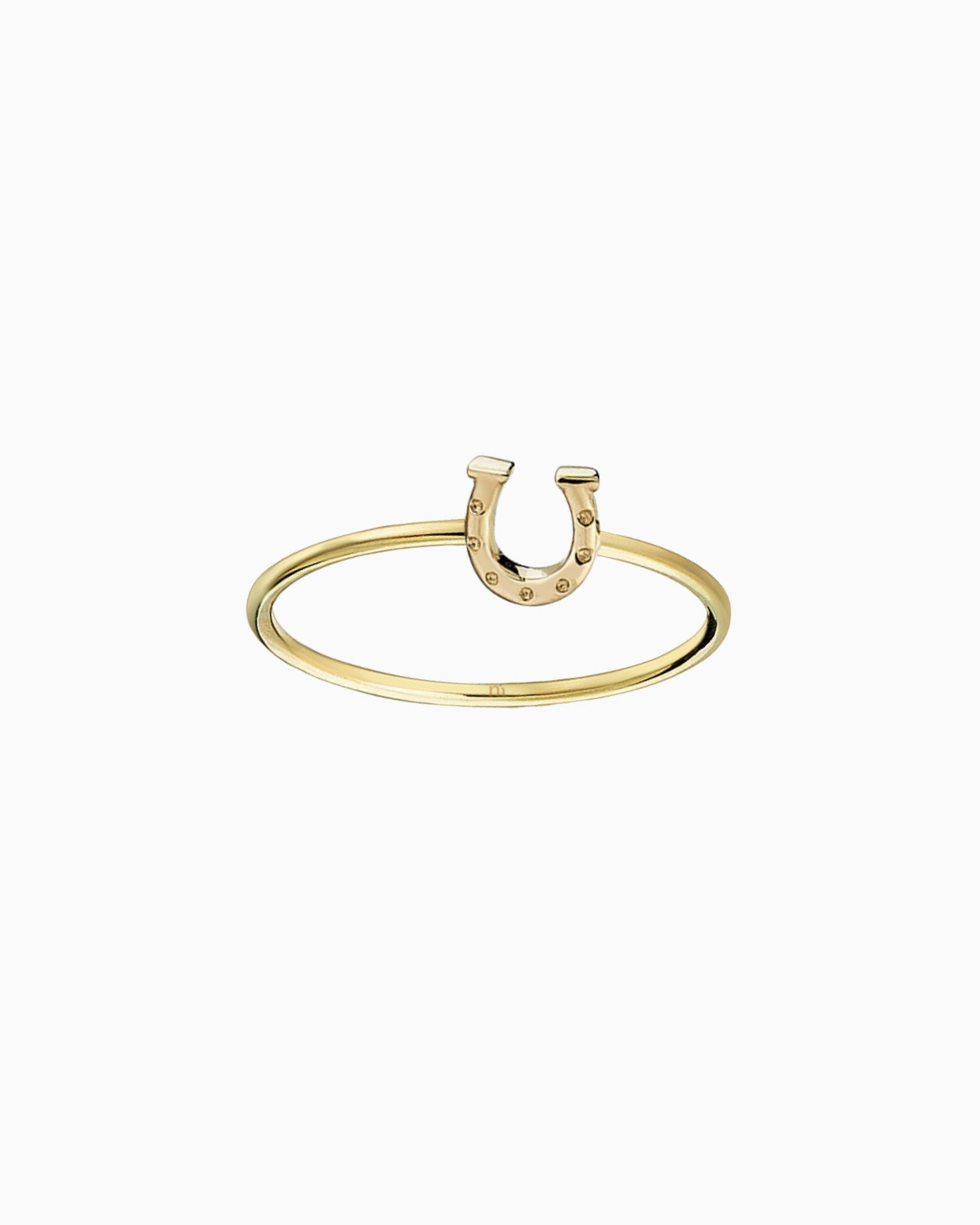 Linea 9K Gold Lucky Horseshoe Ring