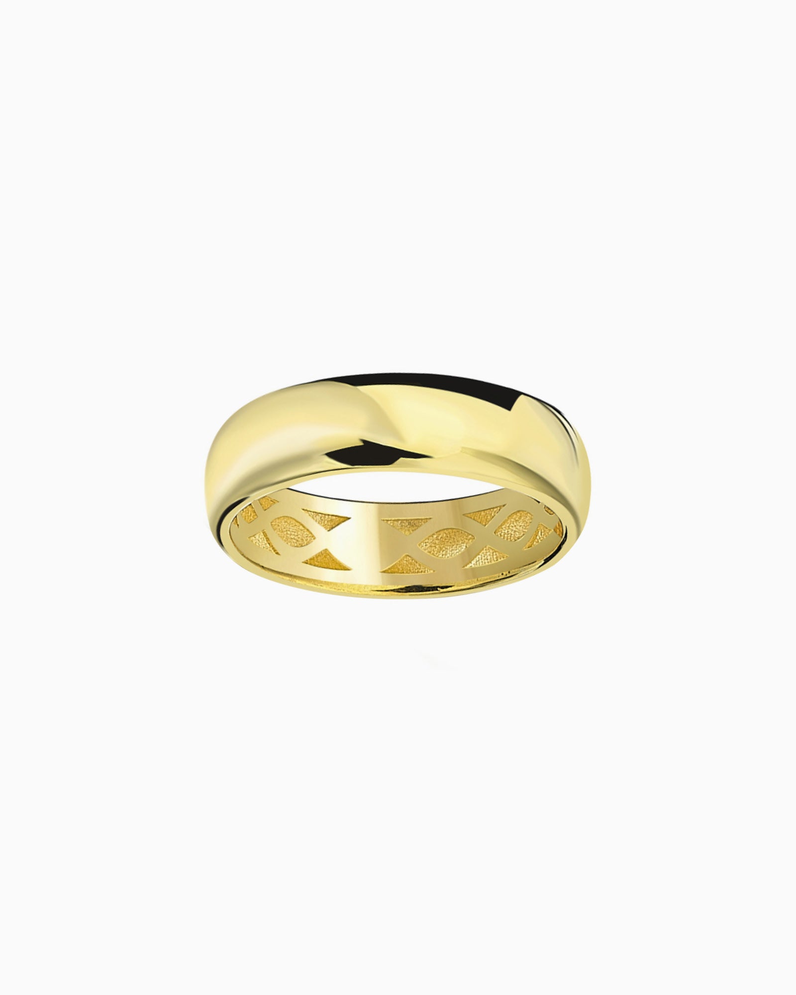 Essentials 9K Gold Plain Ring