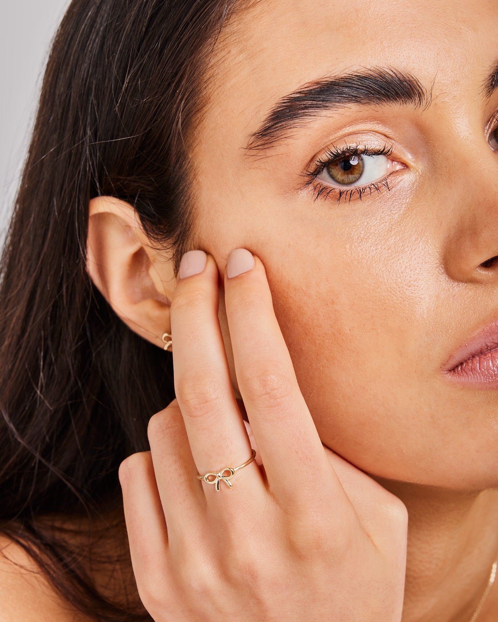 Linea 9K Gold Bow Ring