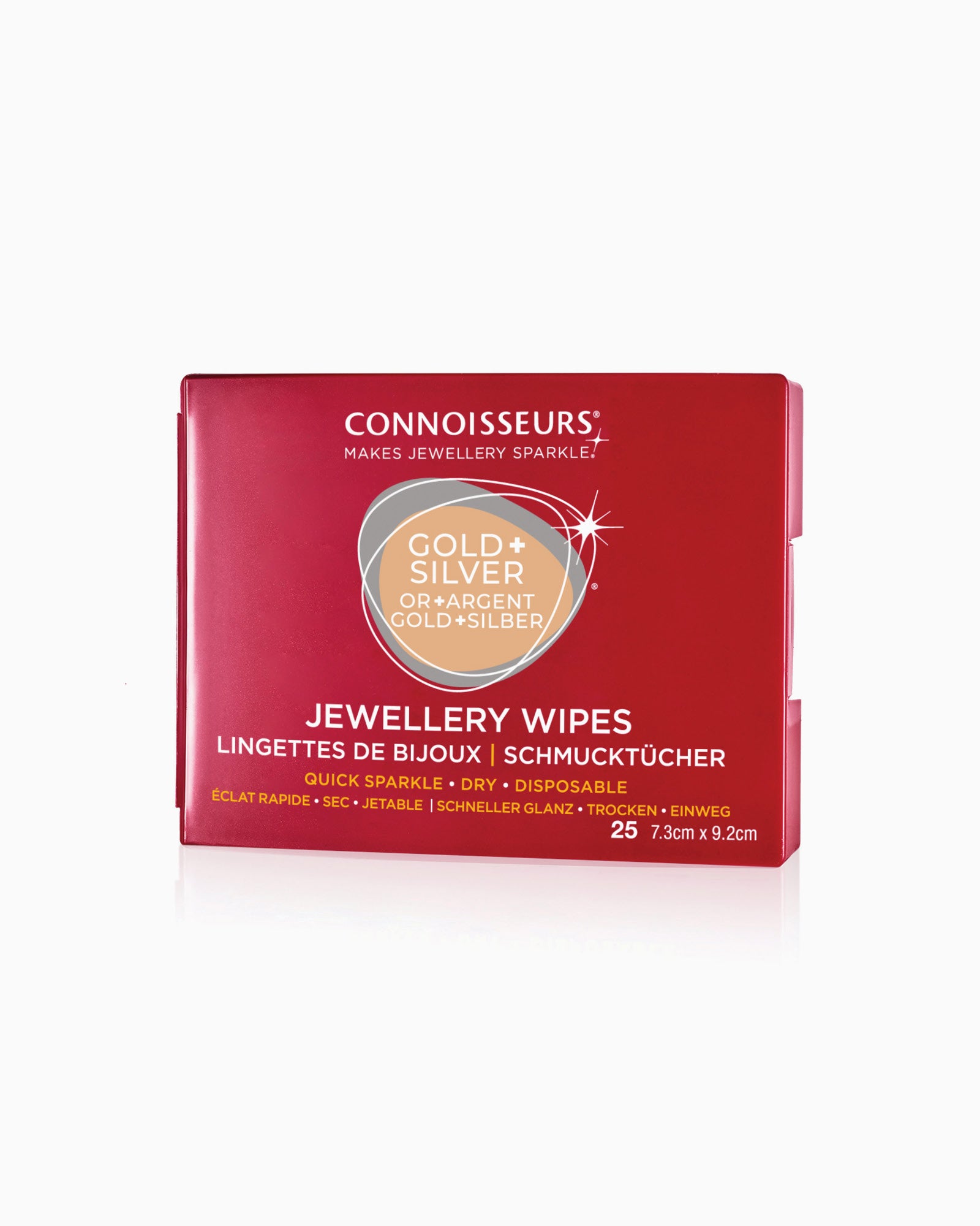 Connoisseurs Jewellery Dry Wipes 25 Pack