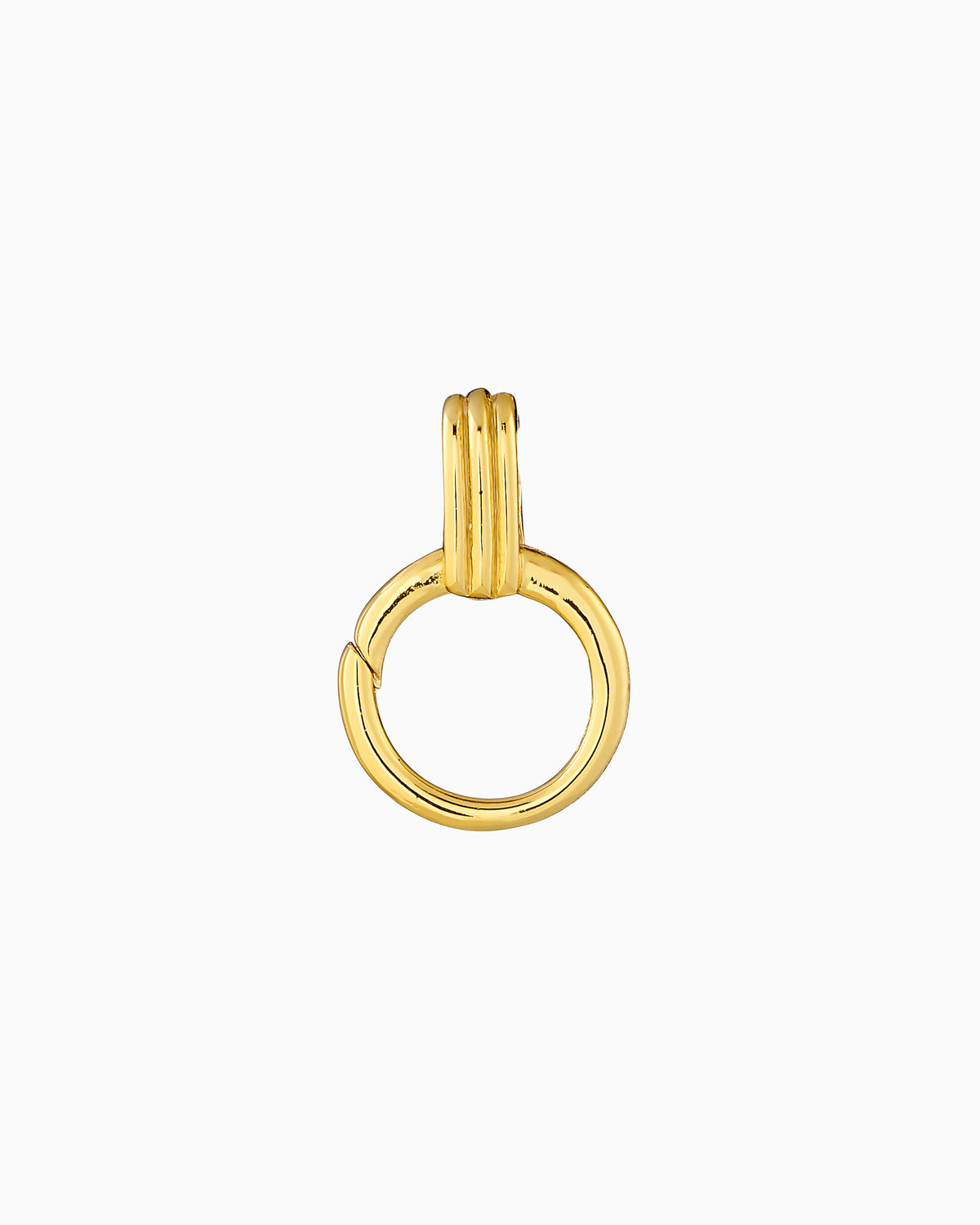 Charmed 14k Gold Vermeil 3 Line Charm Carrier