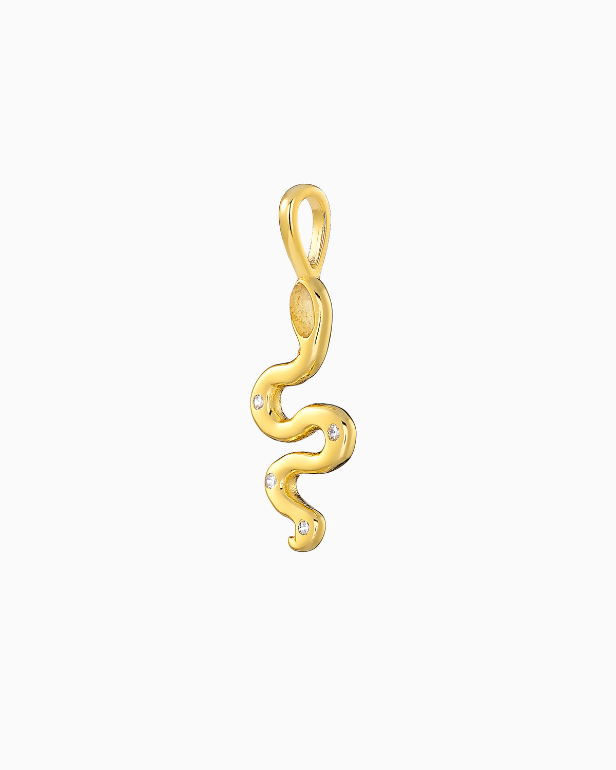 Charmed 14k Gold Vermeil Snake Charm