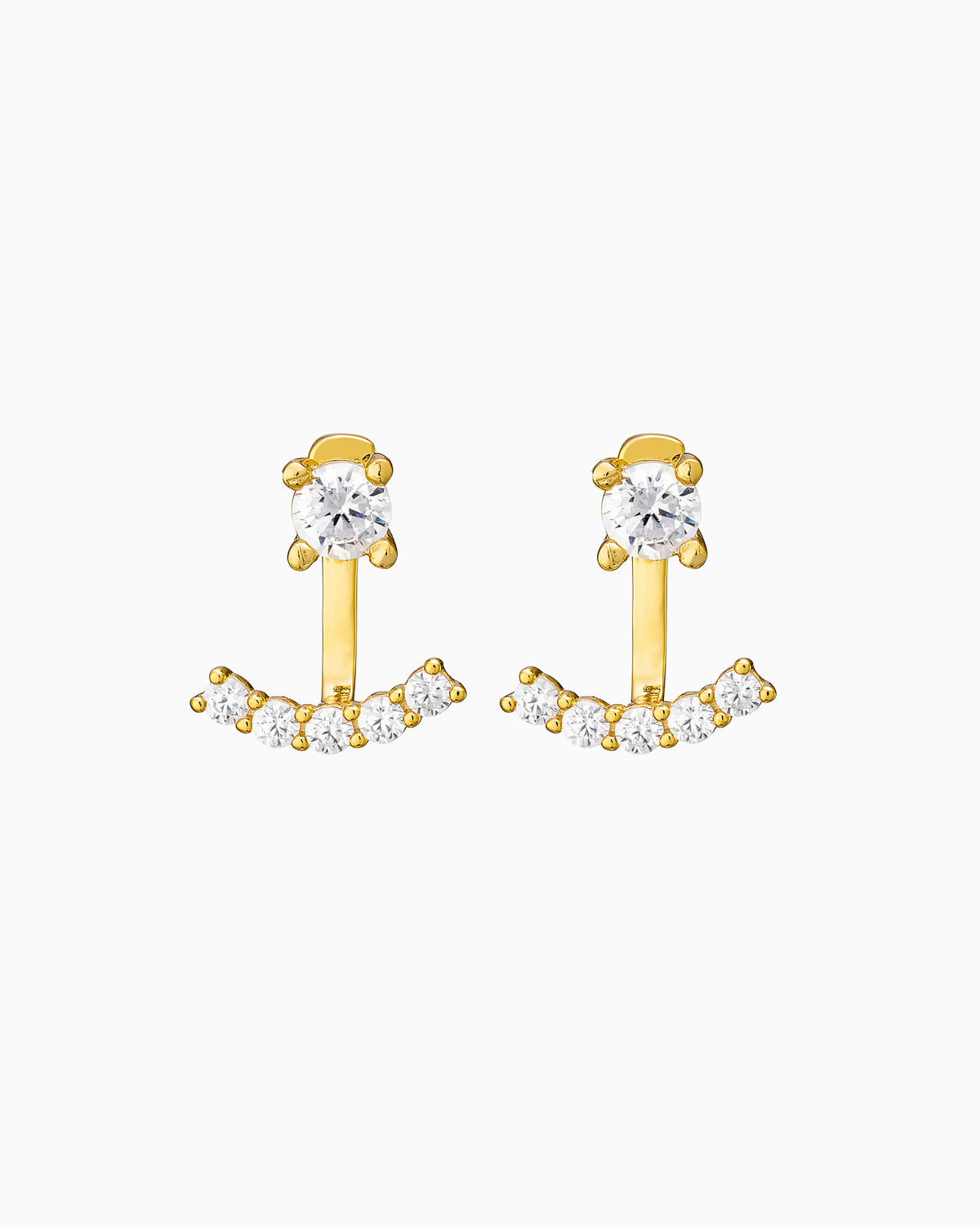 Elevate 14k Gold Vermeil Cubic Zirconia Ear Jacket