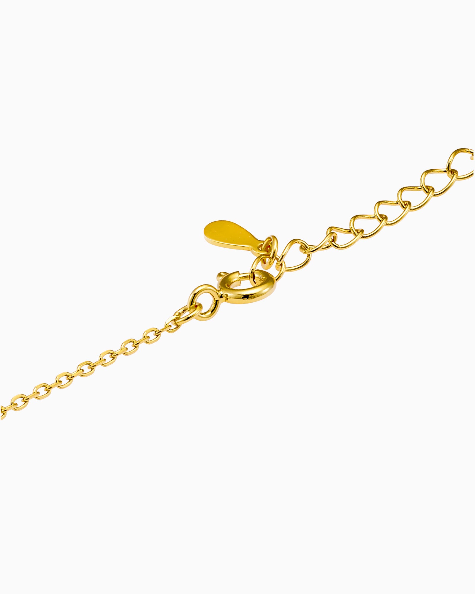 Charmed 14k Gold Vermeil Thin 'O' Charm Necklace