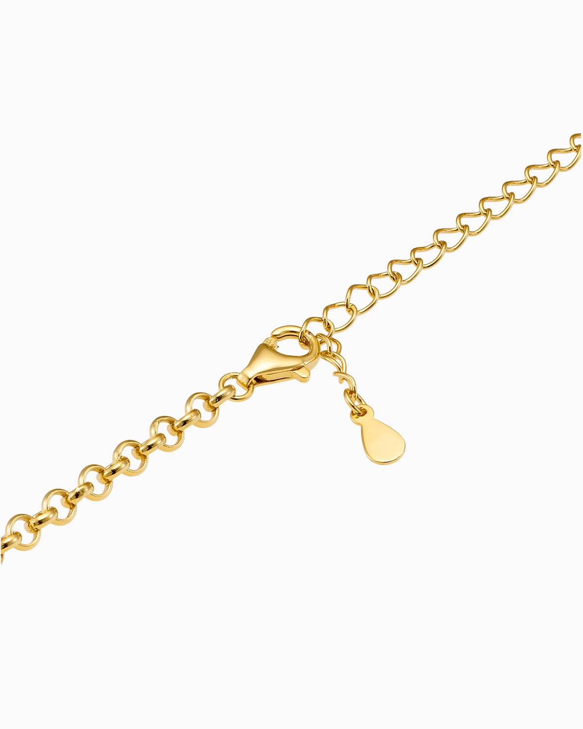 Charmed 14k Gold Vermeil 'O' Thick Charm Necklace