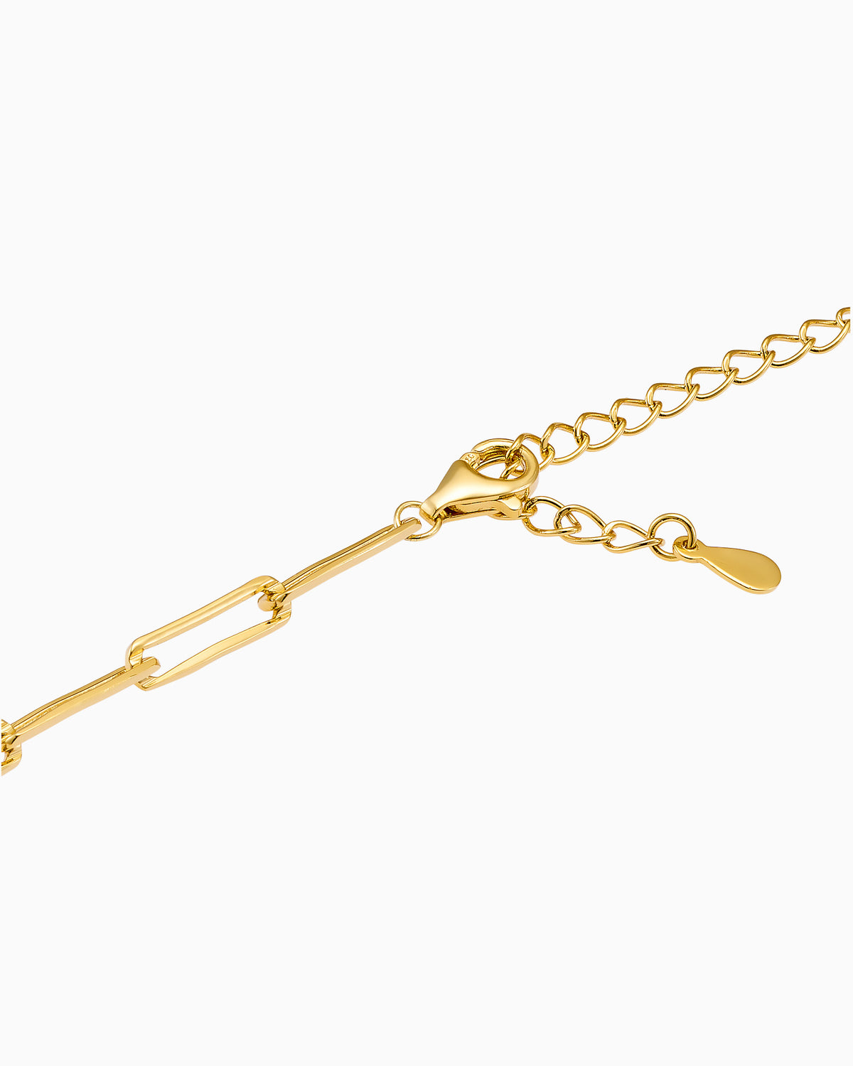 Charmed 14k Gold Vermeil Multi Chain 'O' Link Necklace 50cm