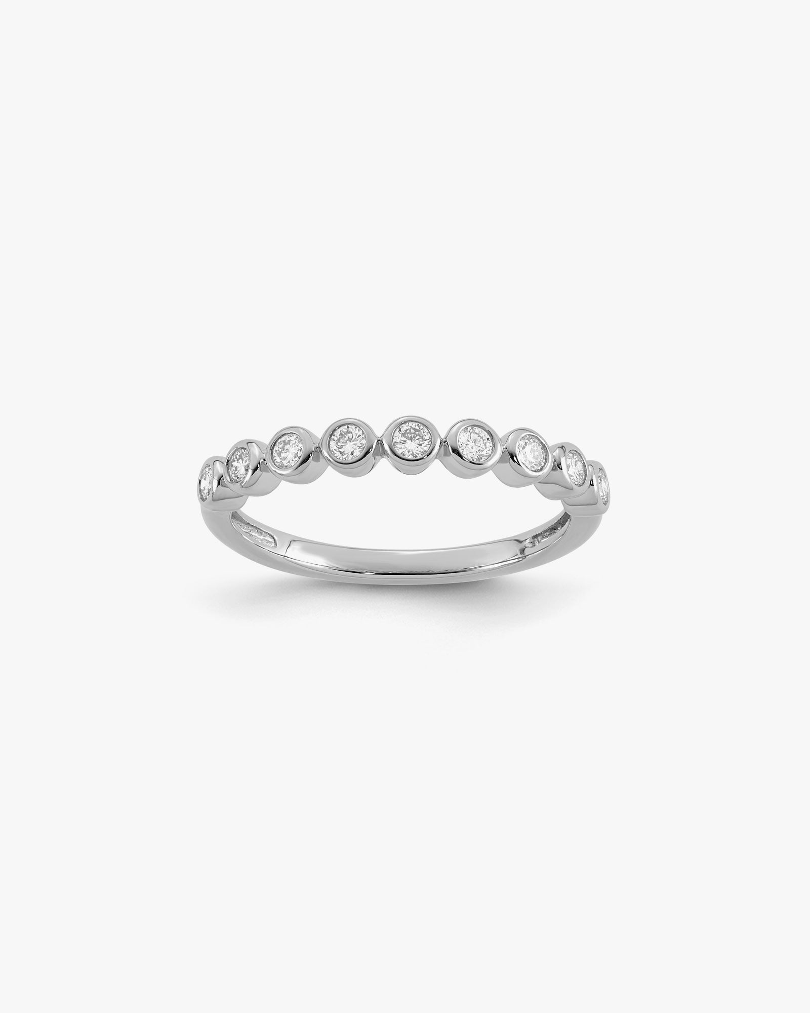 Radiance 9K White Gold 0.25ct Lab Grown Diamond Band