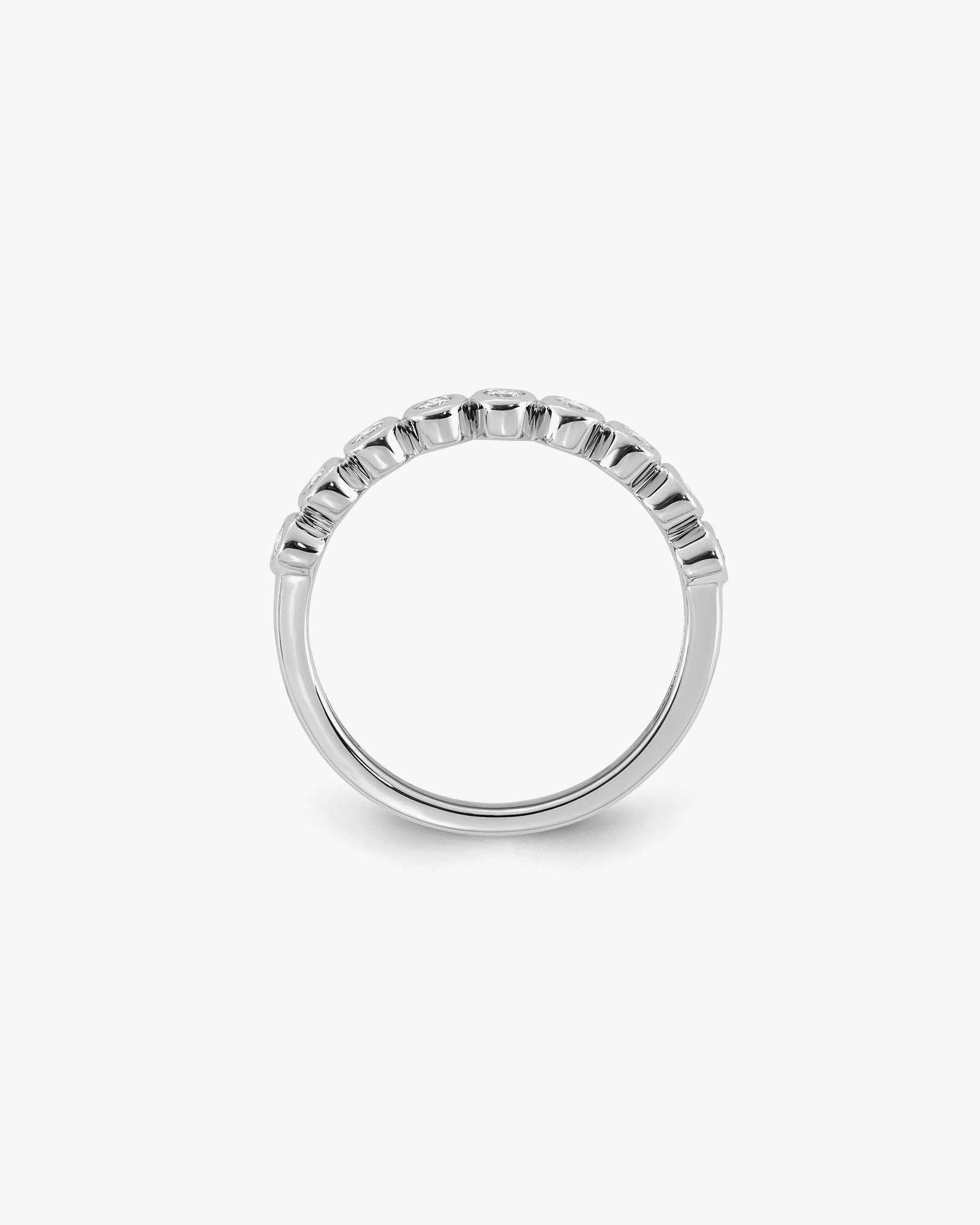 Radiance 9K White Gold 0.25ct Lab Grown Diamond Band