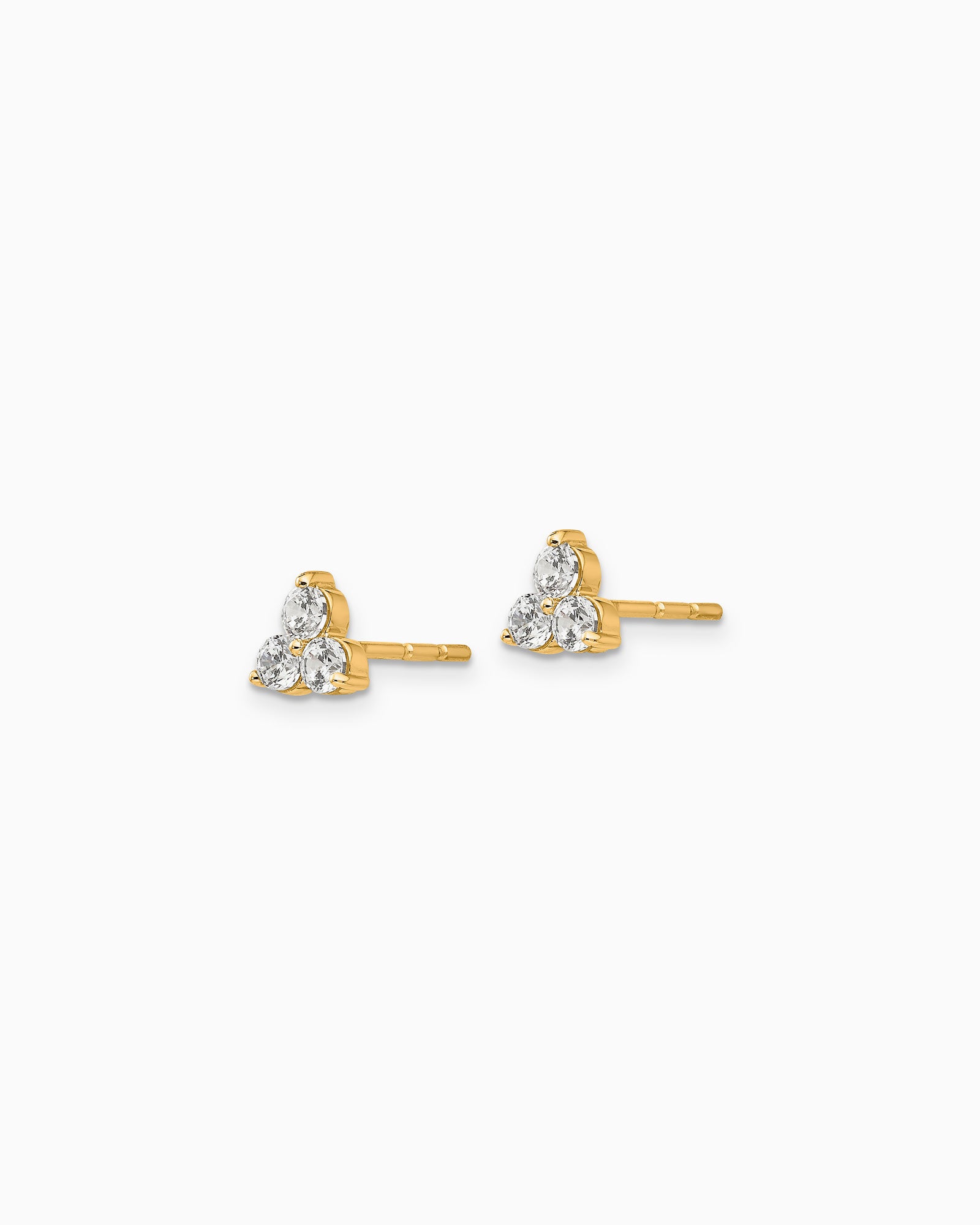 Signature 9K Gold 0.50ct Lab Grown Diamond Cluster Stud Earrings