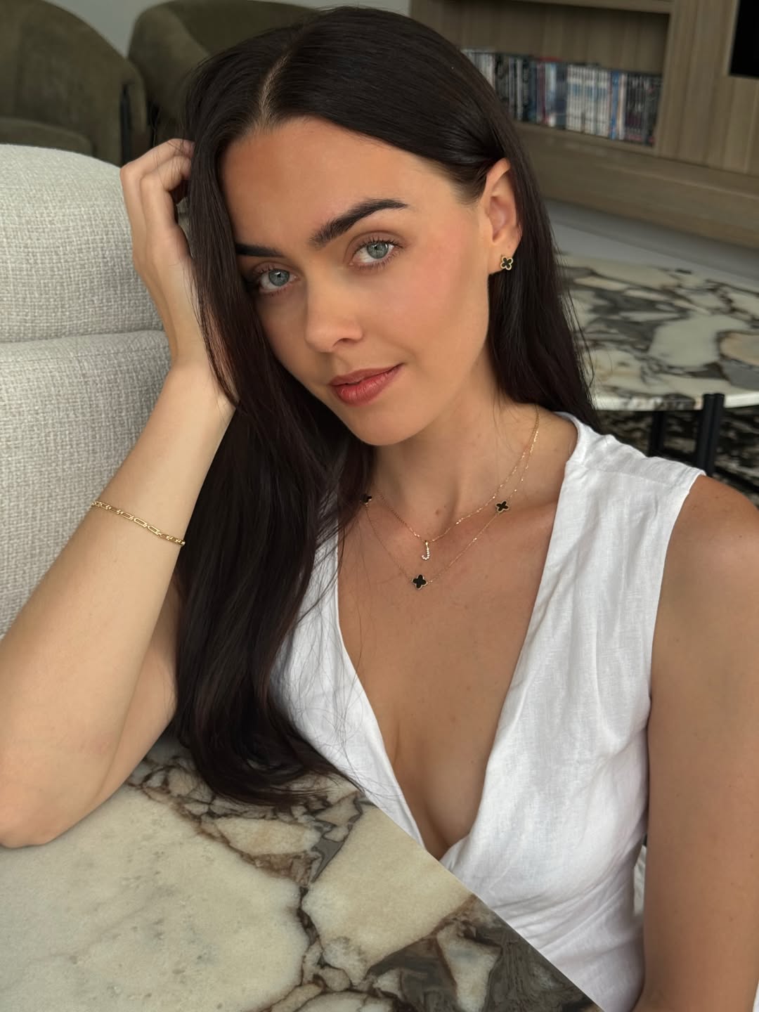 Initials 9K Gold Necklace