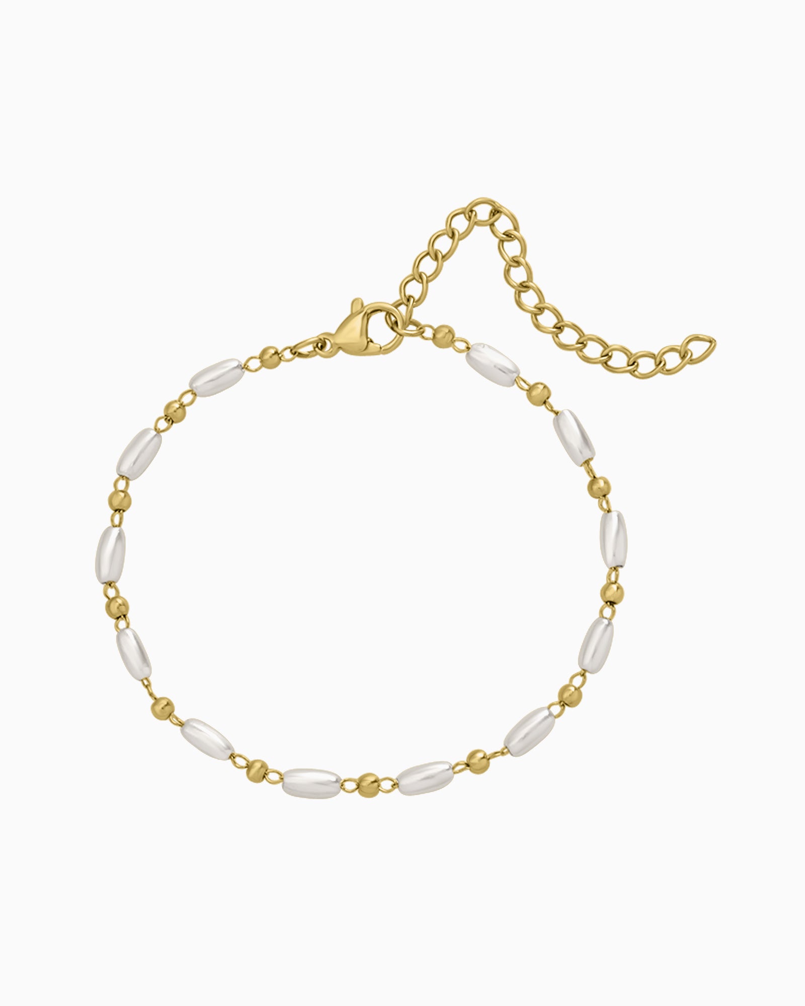 Opaline Pearl and Bead Bracelet