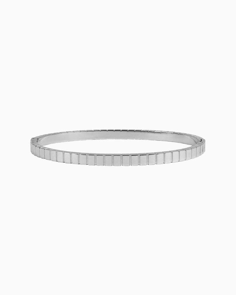 Essentials Line Detail Hinged Bangle | Zoe Olivia Jewellery Australia