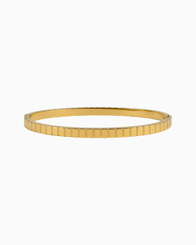 Essentials Line Detail Hinged Bangle | Zoe Olivia Jewellery Australia