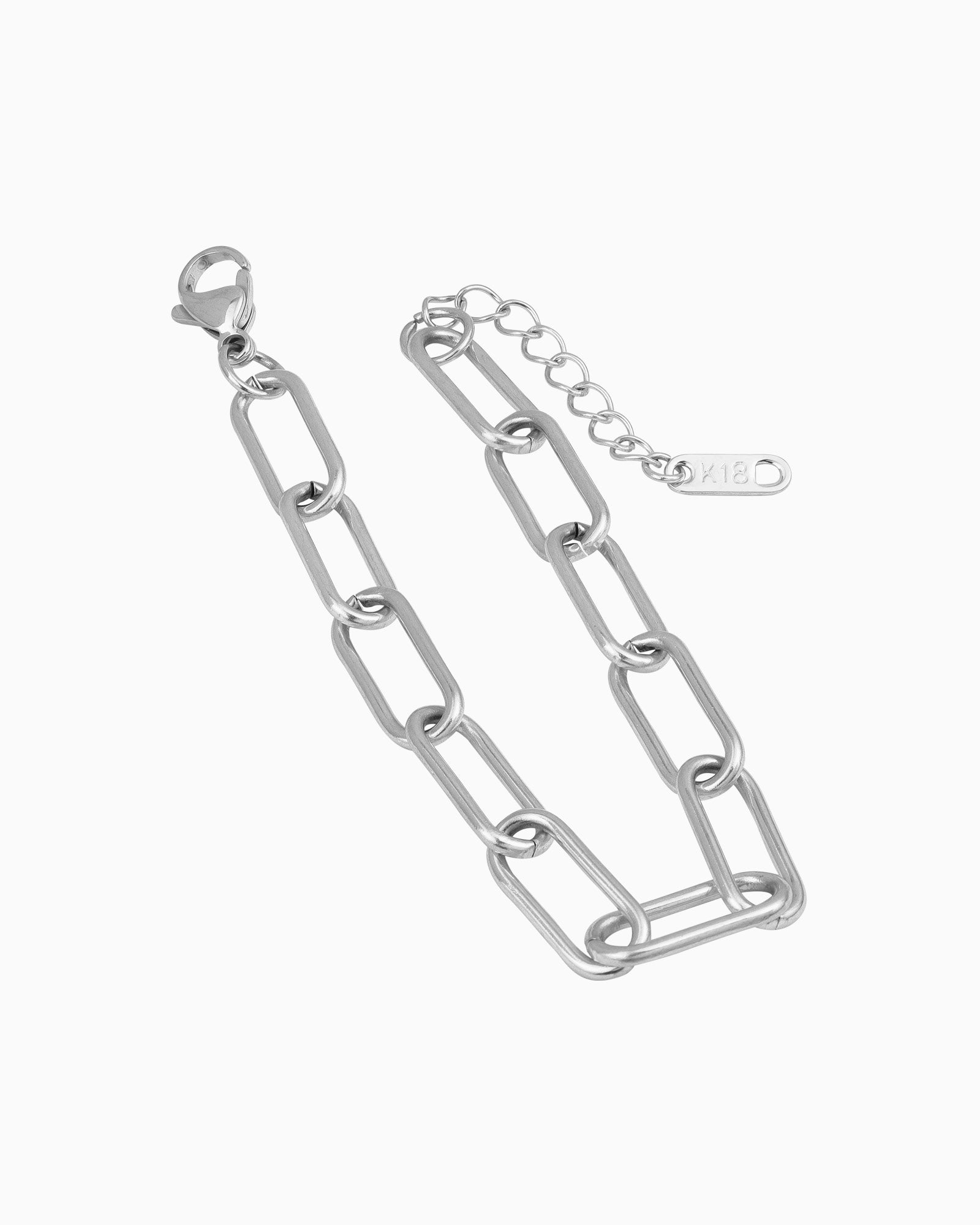 Silver Duo Chain Bracelet Set