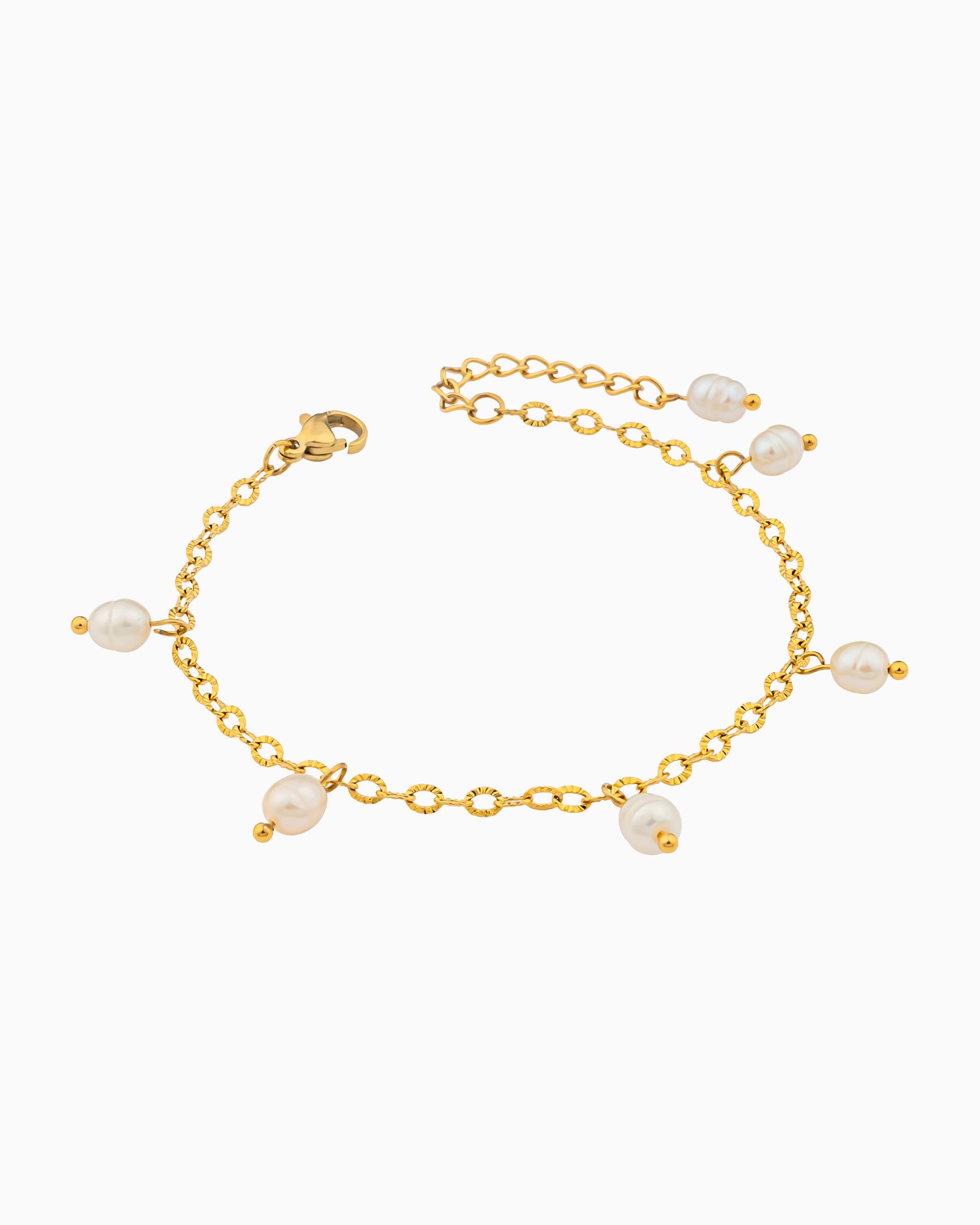 Luna Intermittent Cultured Freshwater Pearl Bracelet | Zoe Olivia Jewellery Australia