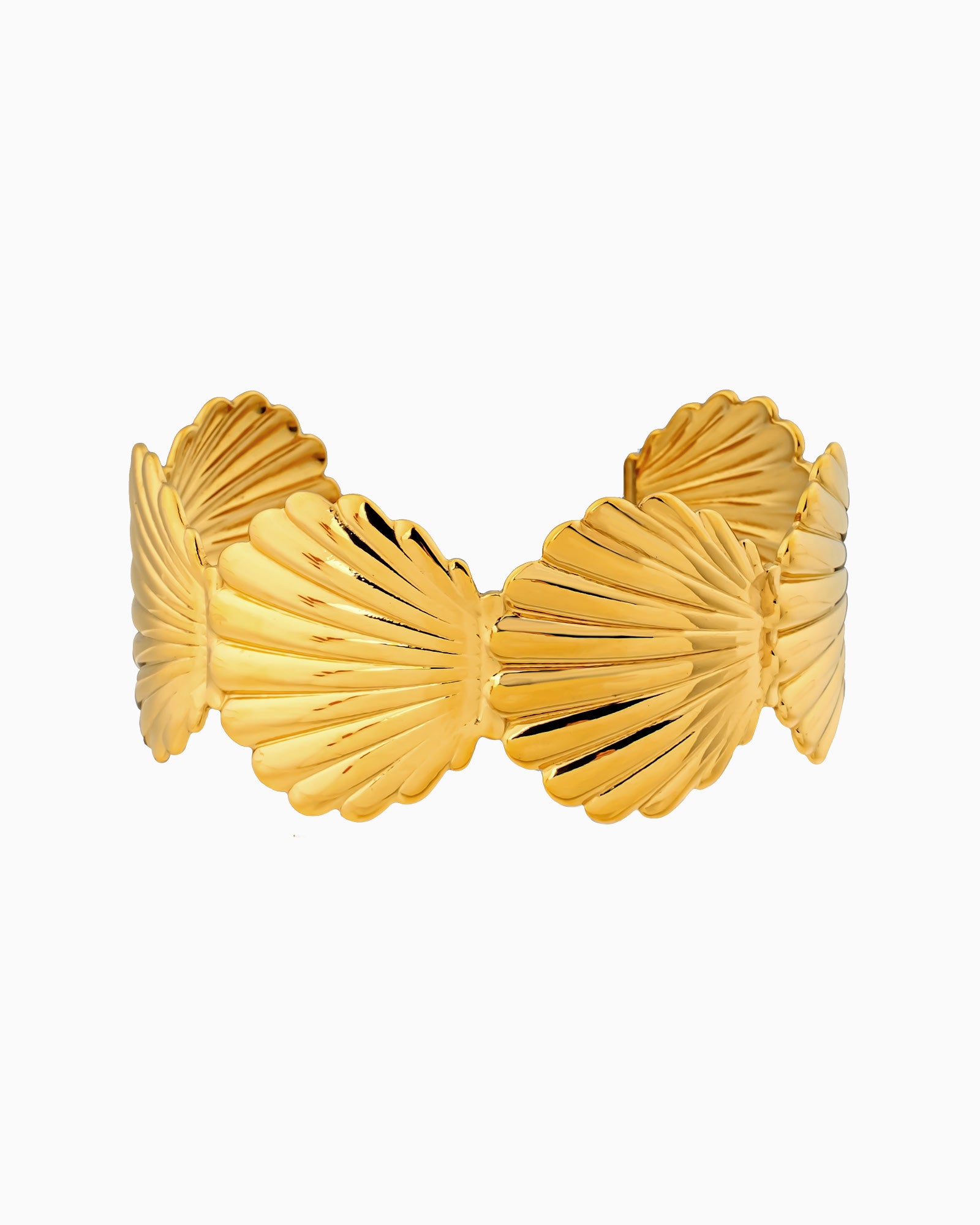 Solara Textured Shell Cuff | Zoe Olivia Jewellery Australia