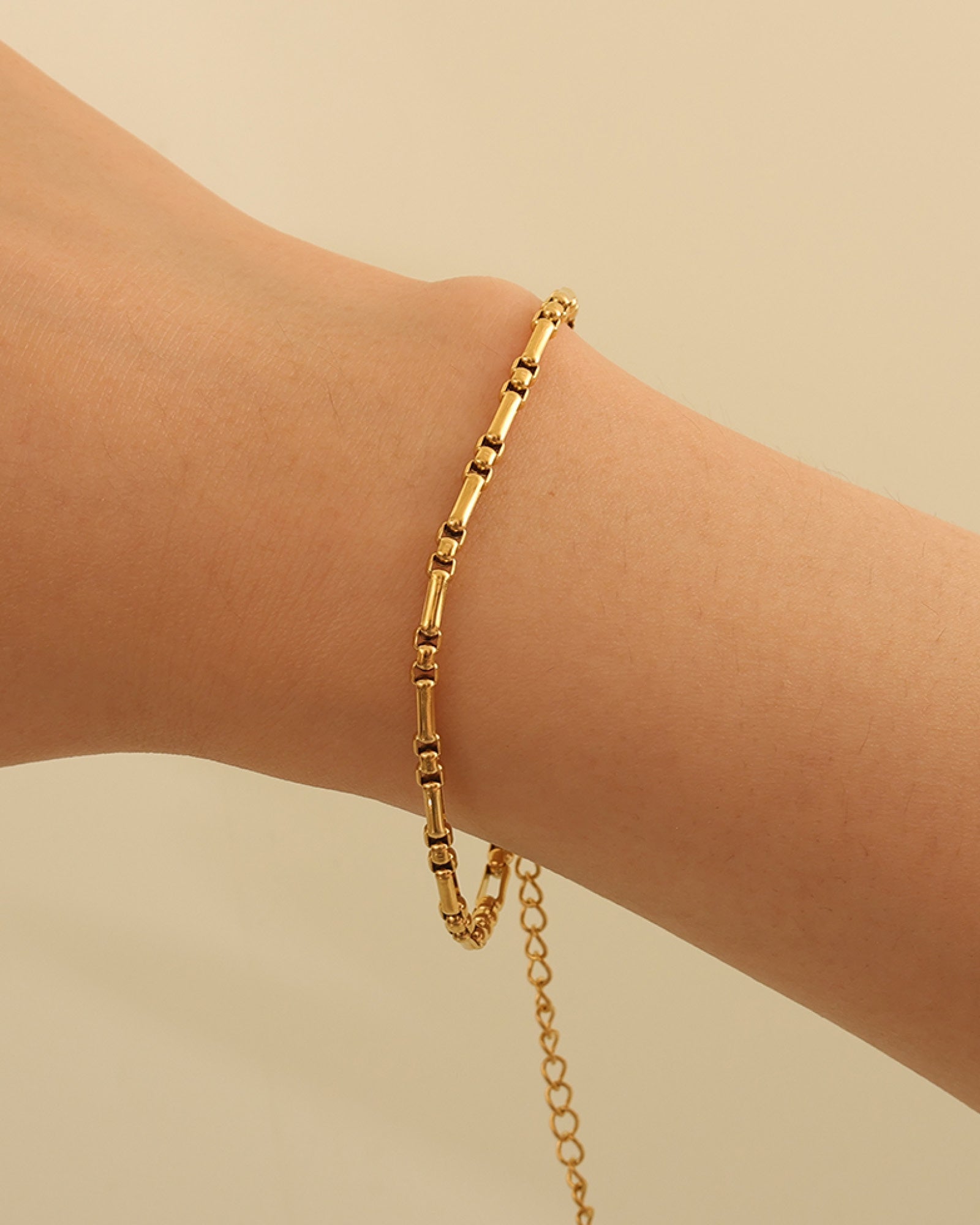 ミュージシャン Pointless Journey CHAIN BRACELET - GOLD ミュージシャン Pointless Journey CHAIN BRACELET - GOLD