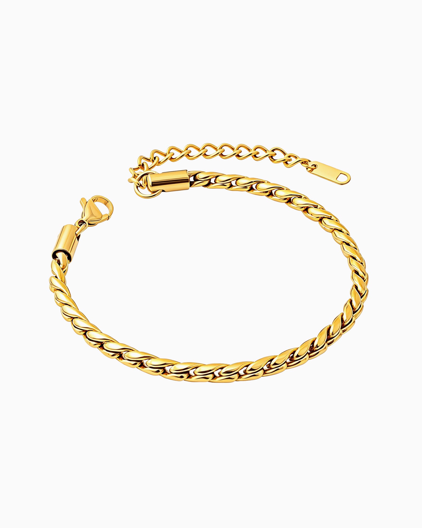 Essentials Gold Rope Twist Bracelet
