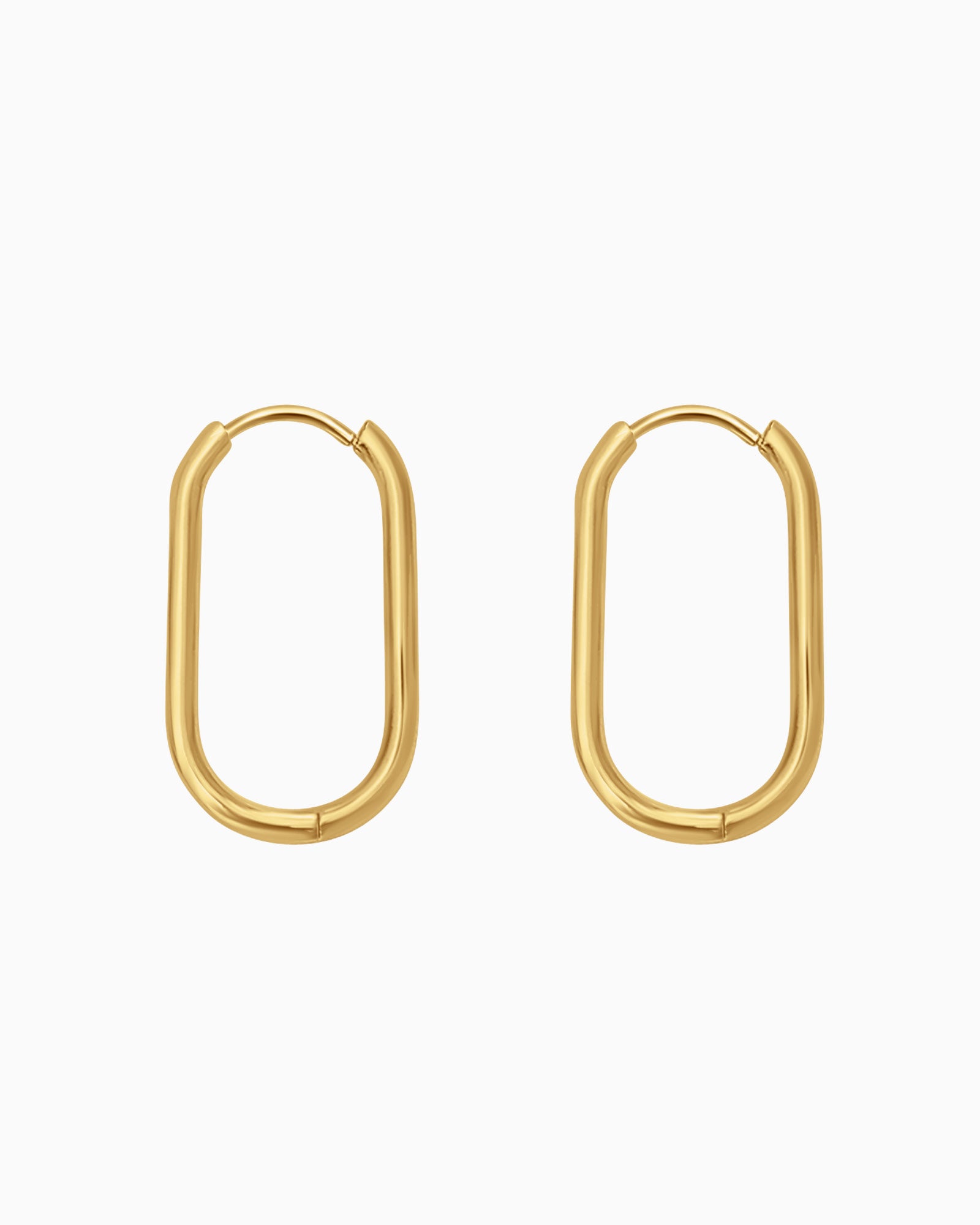 Essentials Oval Huggie Hoops