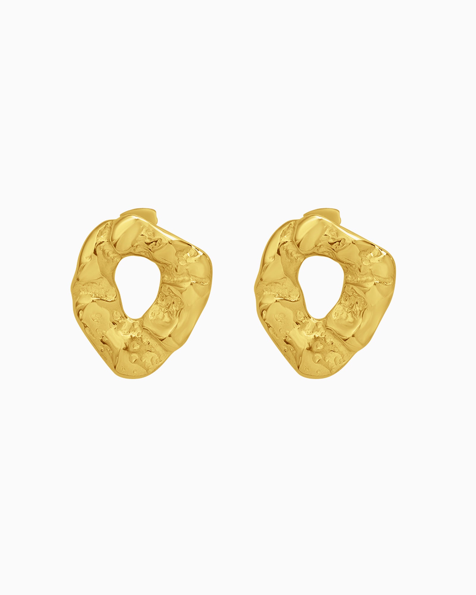 Cascada Organic Open Centre Stud Earrings