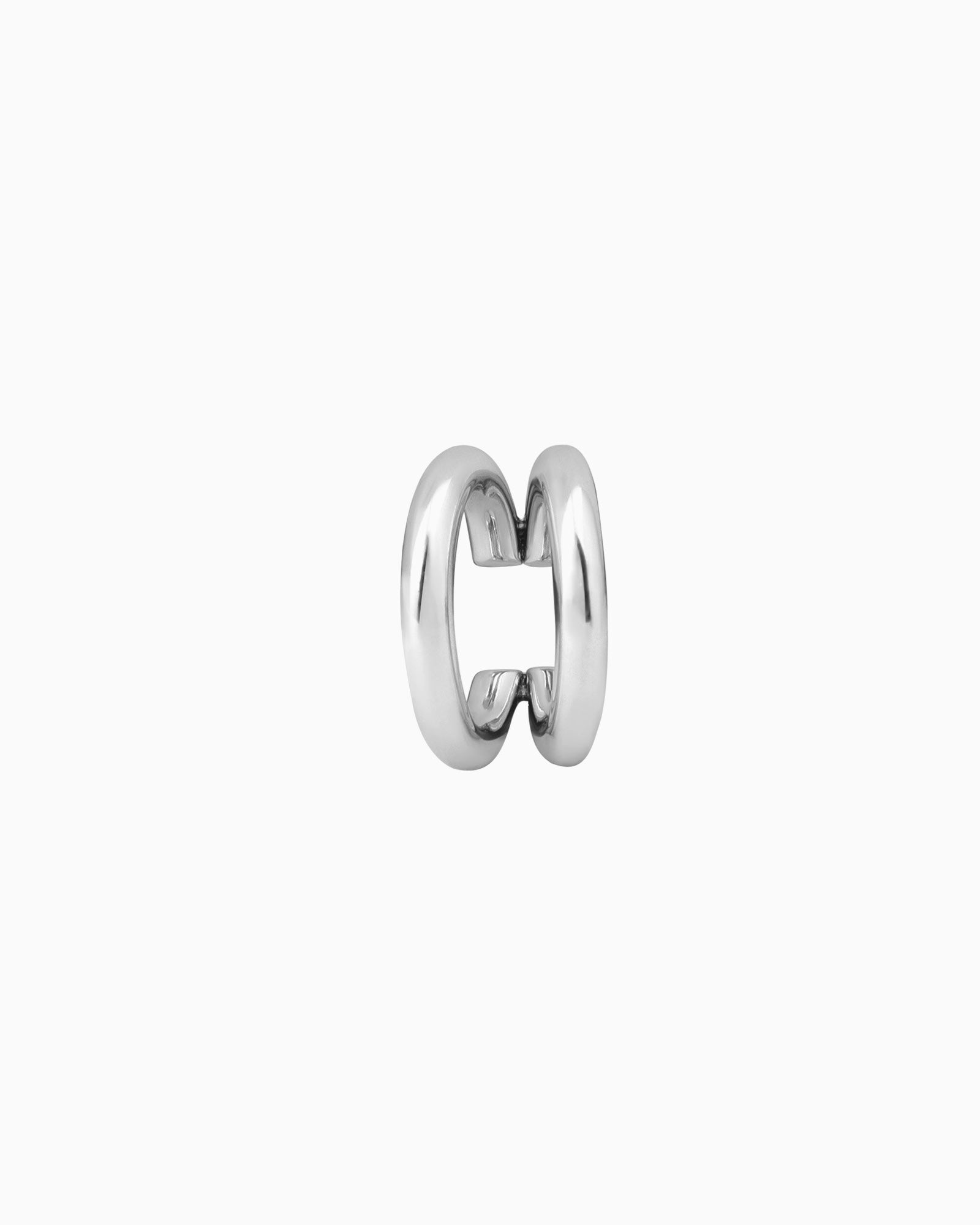 Two‑Tone Hoops & Ear Cuff Set