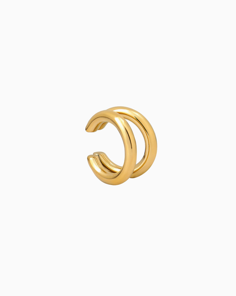 Essentials Bold Double Band Ear Cuff | Zoe Olivia Jewellery Australia