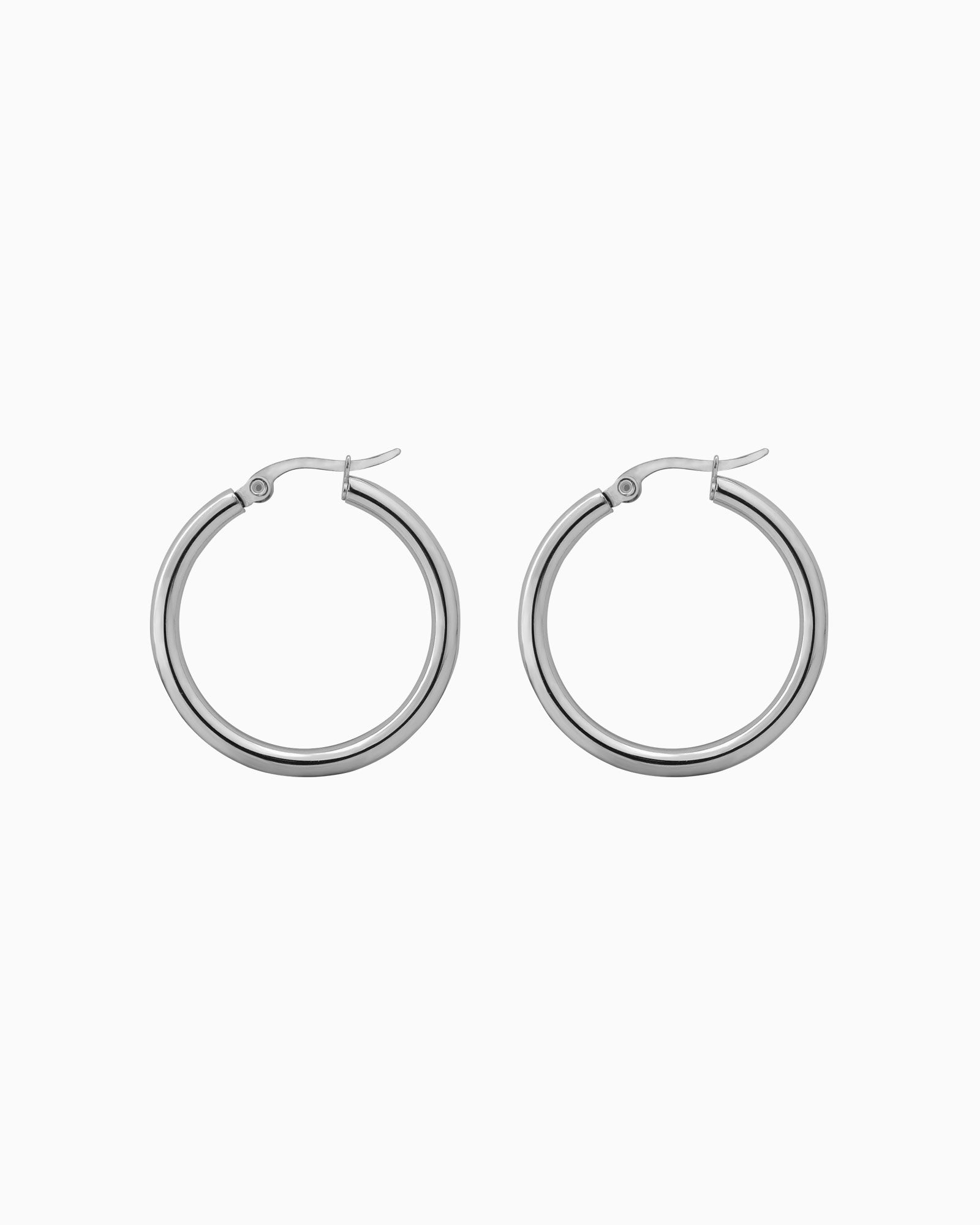 Essentials Thin Tubular Classic Hoops