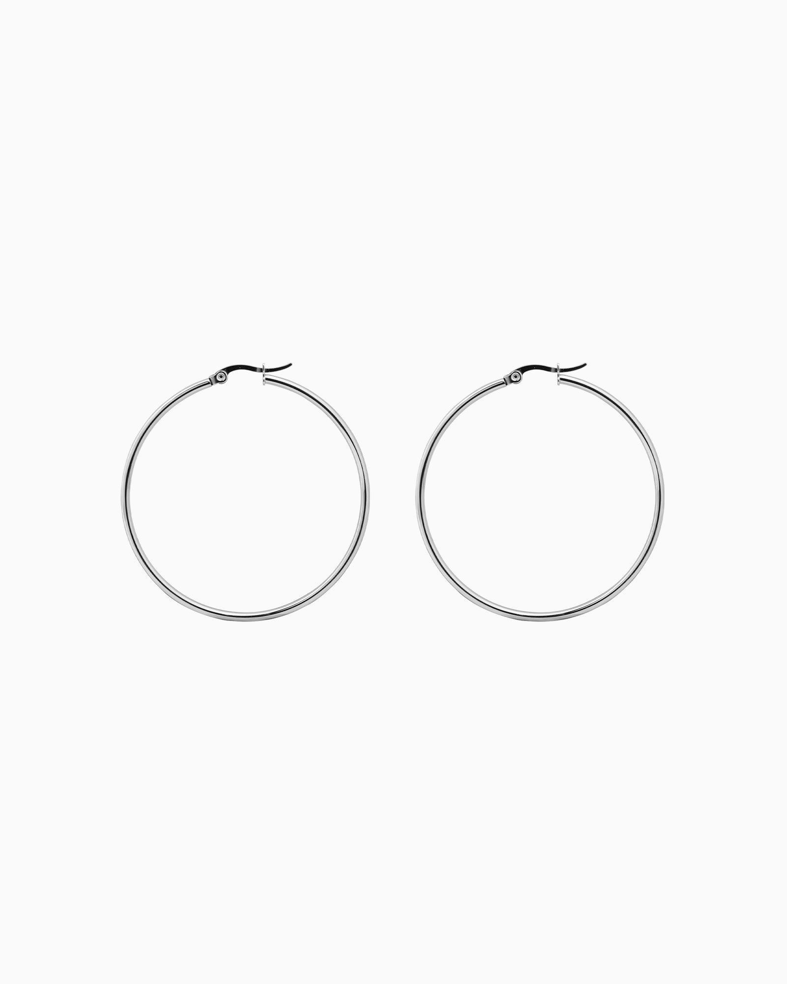 Essentials Classic Large Hinged Hoops